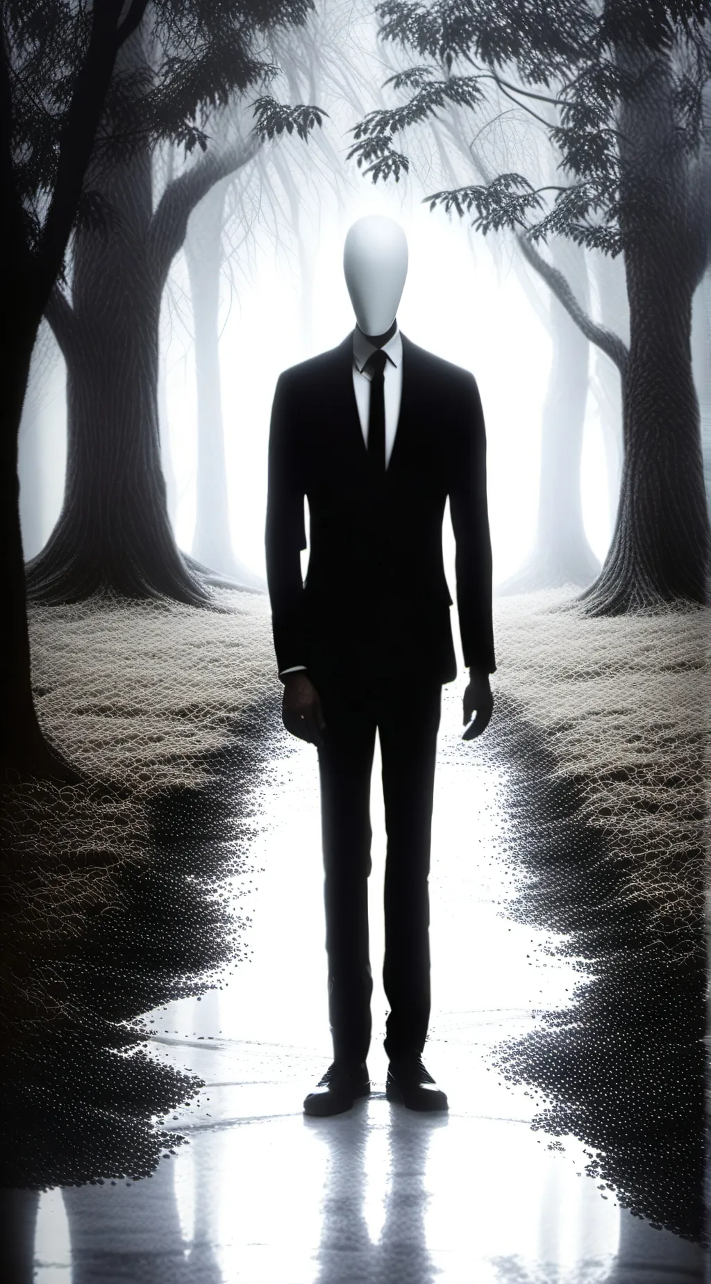 ai character: slender man background