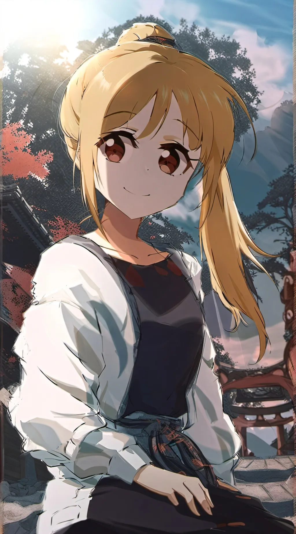 ai character: Nijika Ijichi background