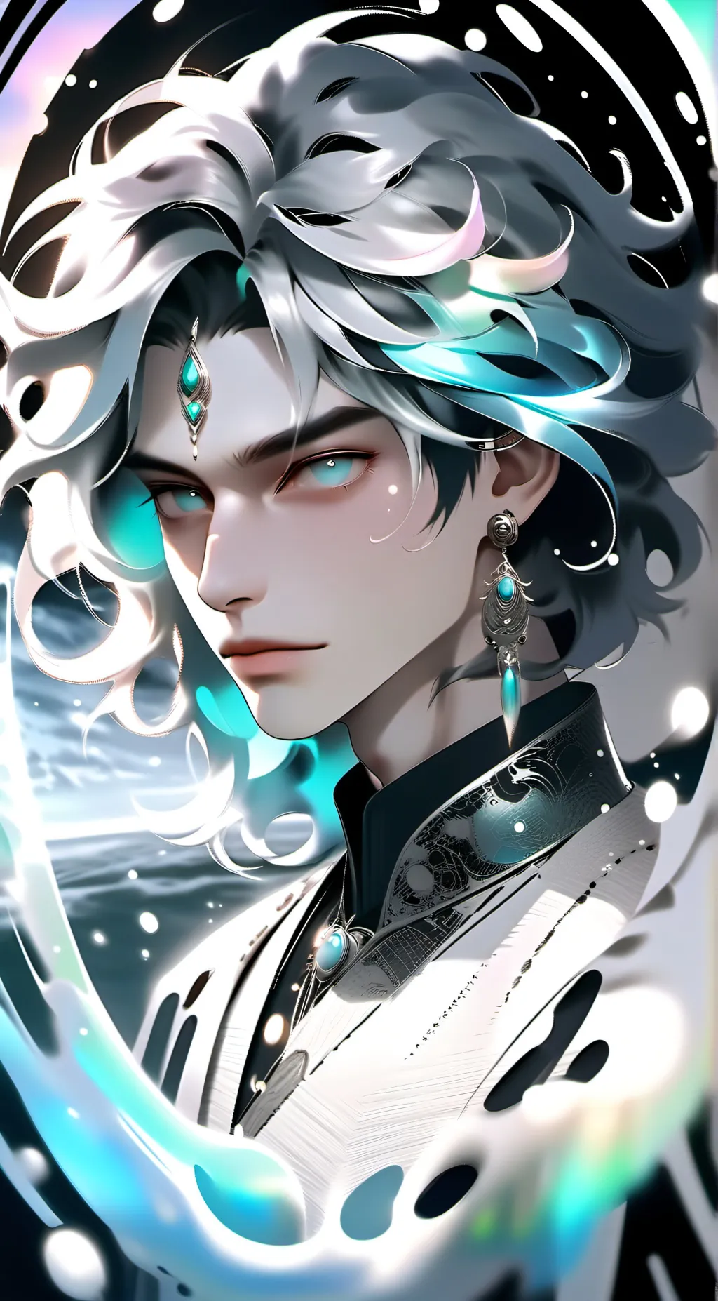 ai character: Aquarius background