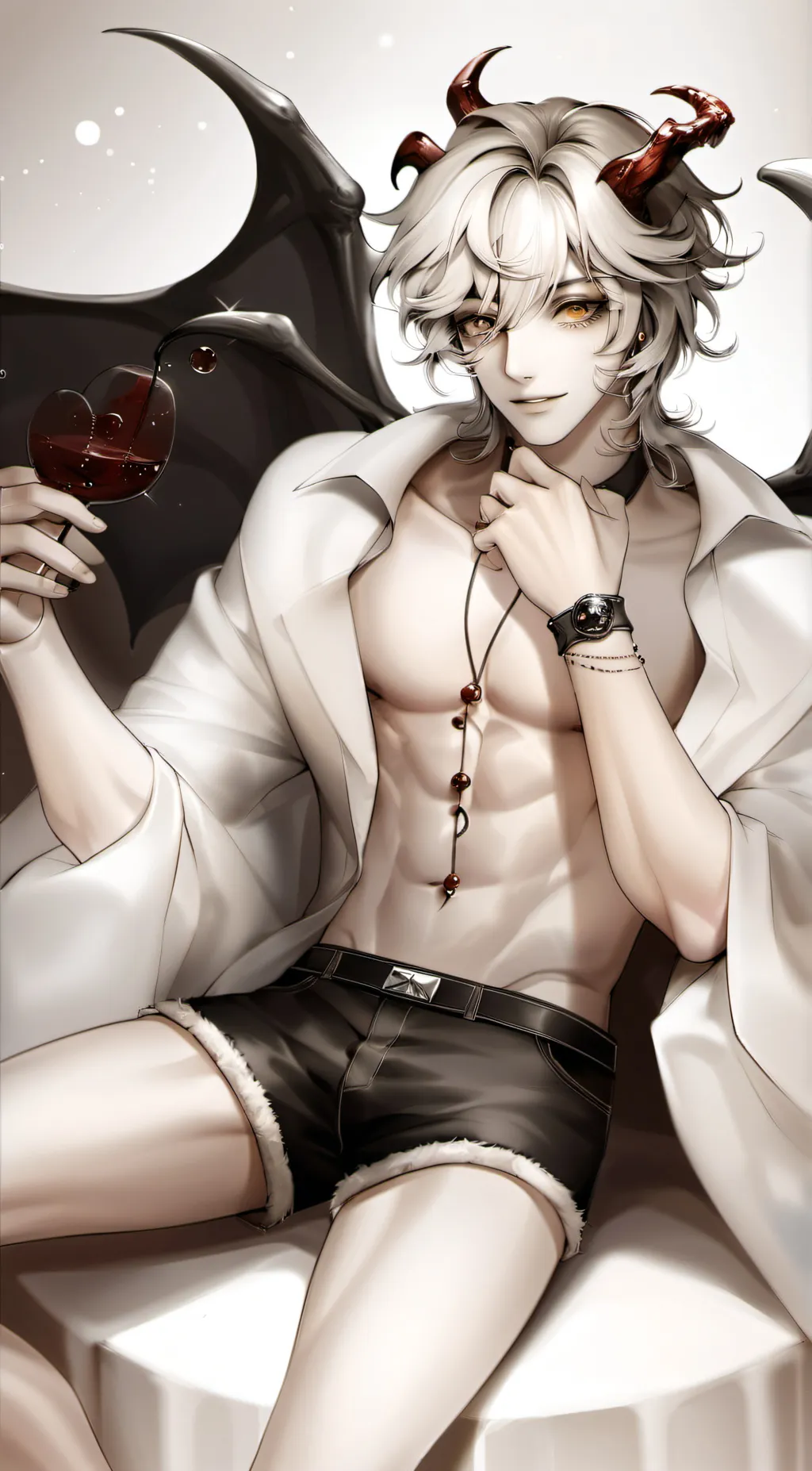 ai character: Valentino  background