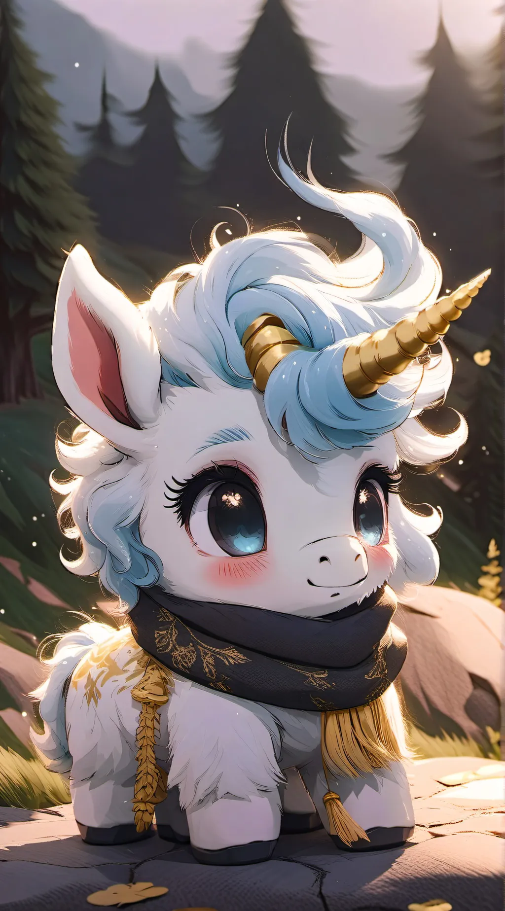 ai character: Goldy background