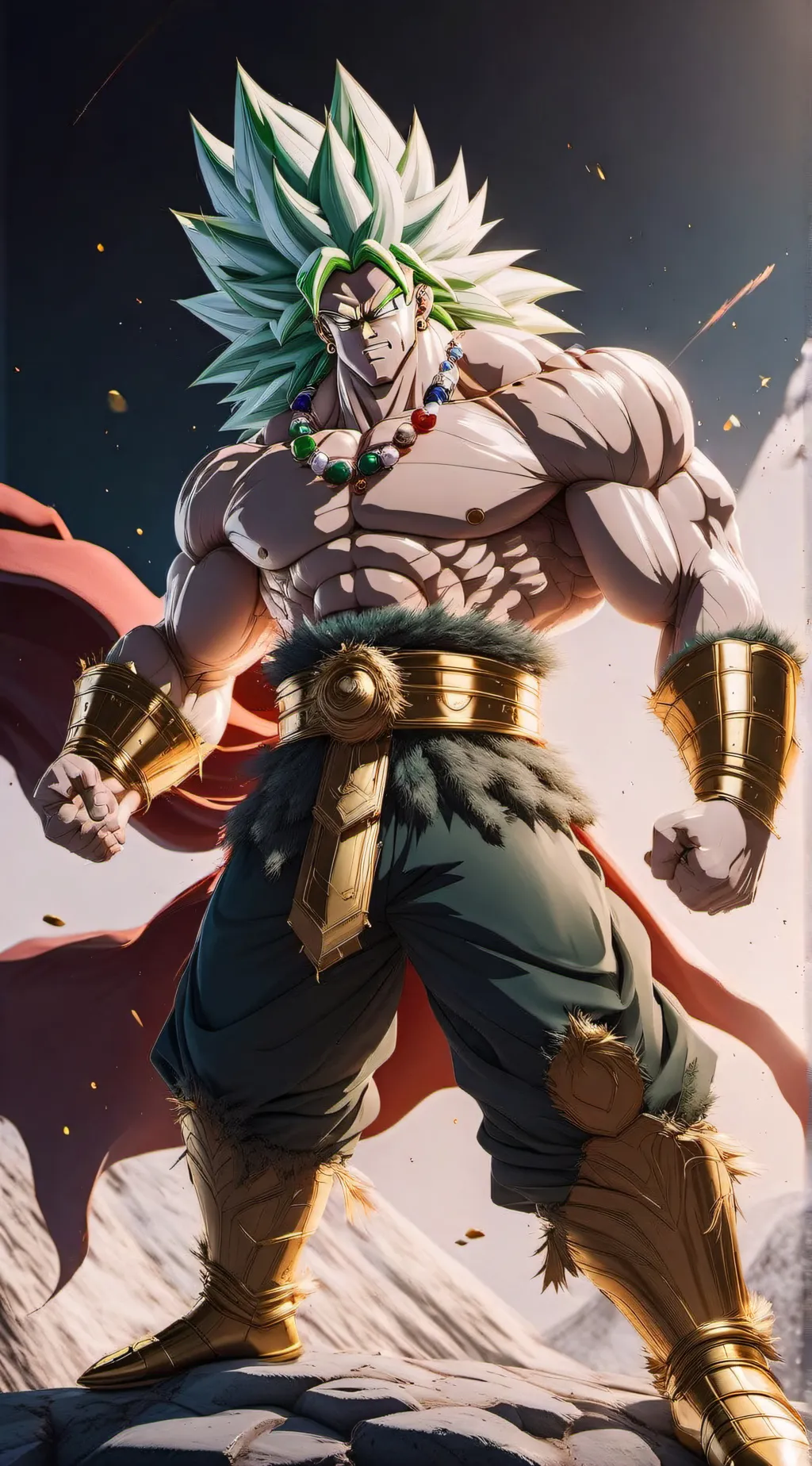 ai character: broly (z) background