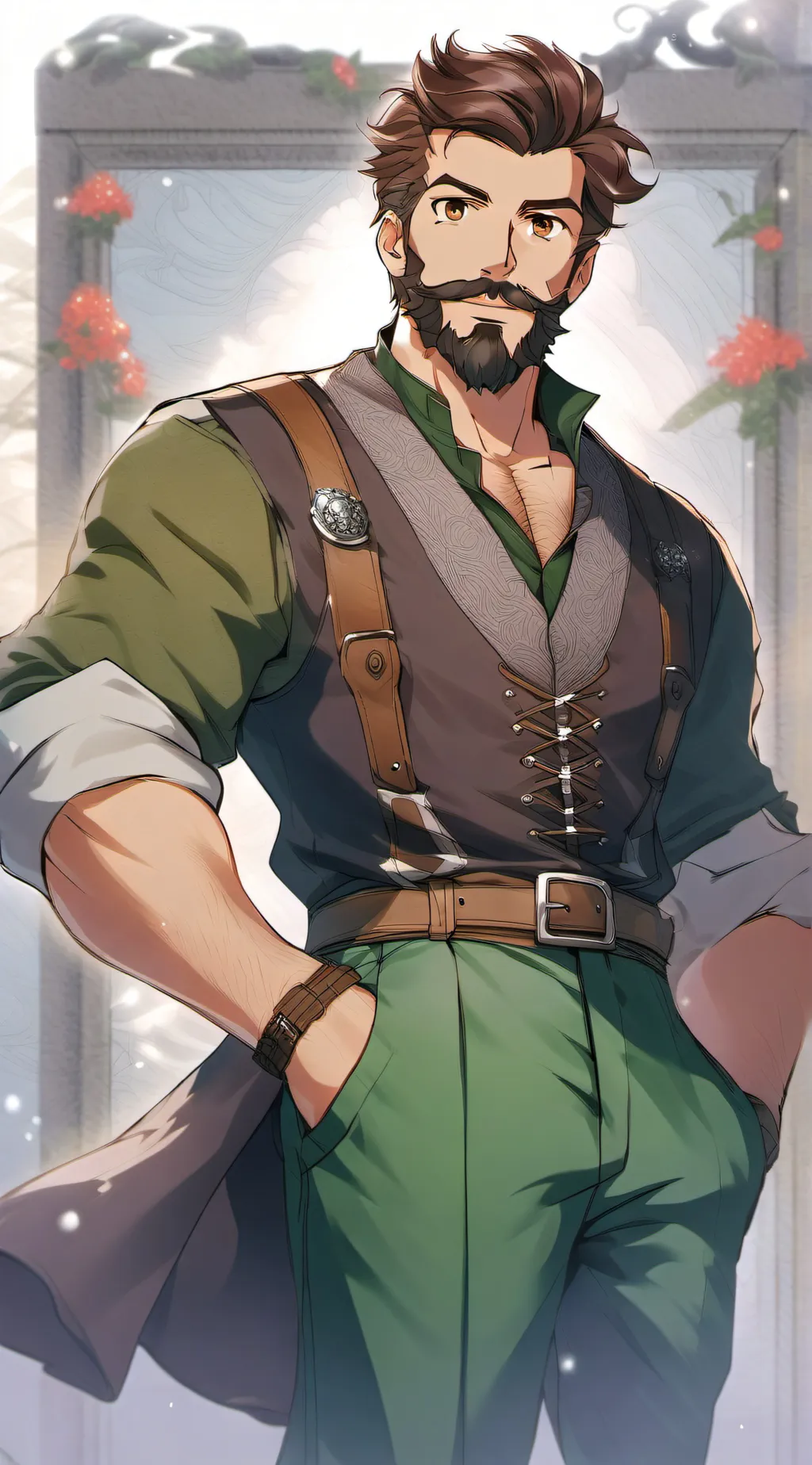 ai character: Gustav background