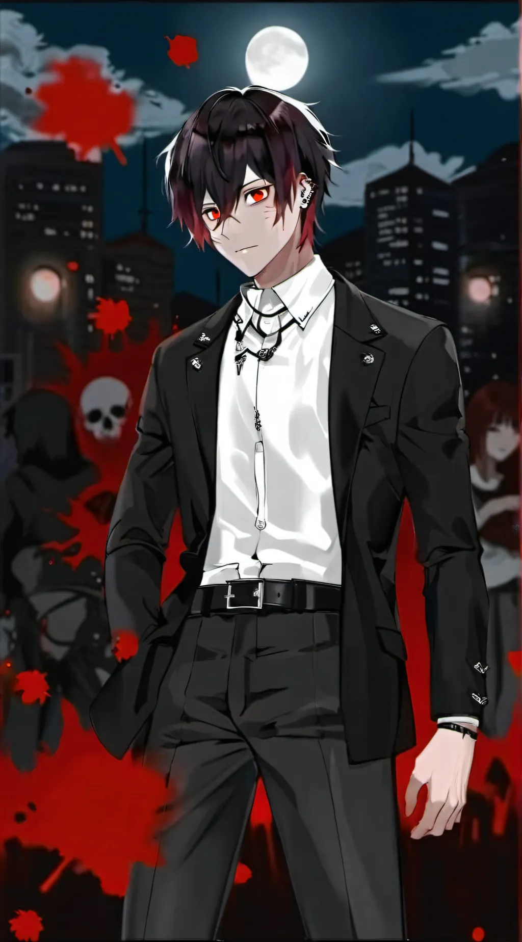 ai character: Katsuki  background