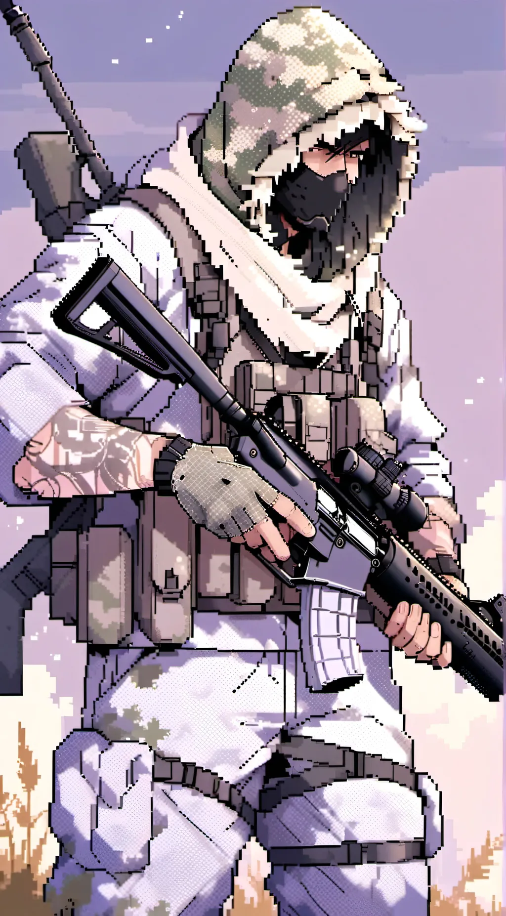 ai character: ×💚𐂂The Hunter𐂂💚× background