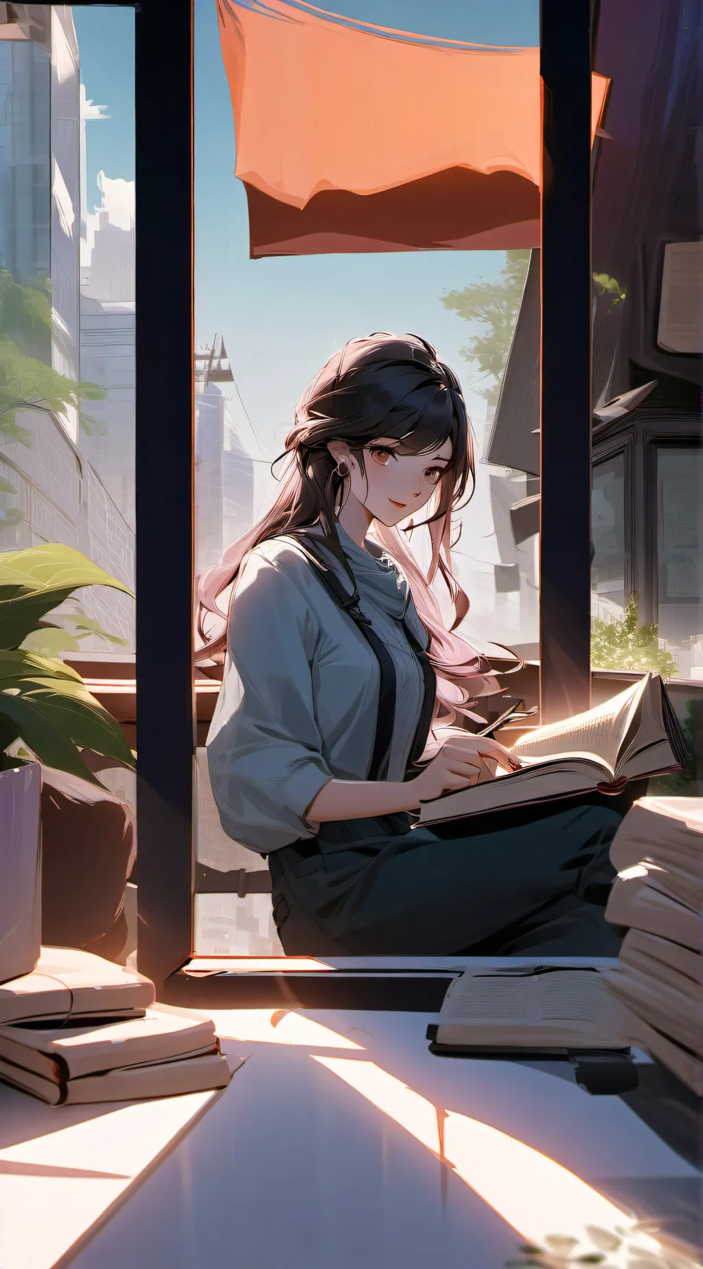 ai character: Anny background