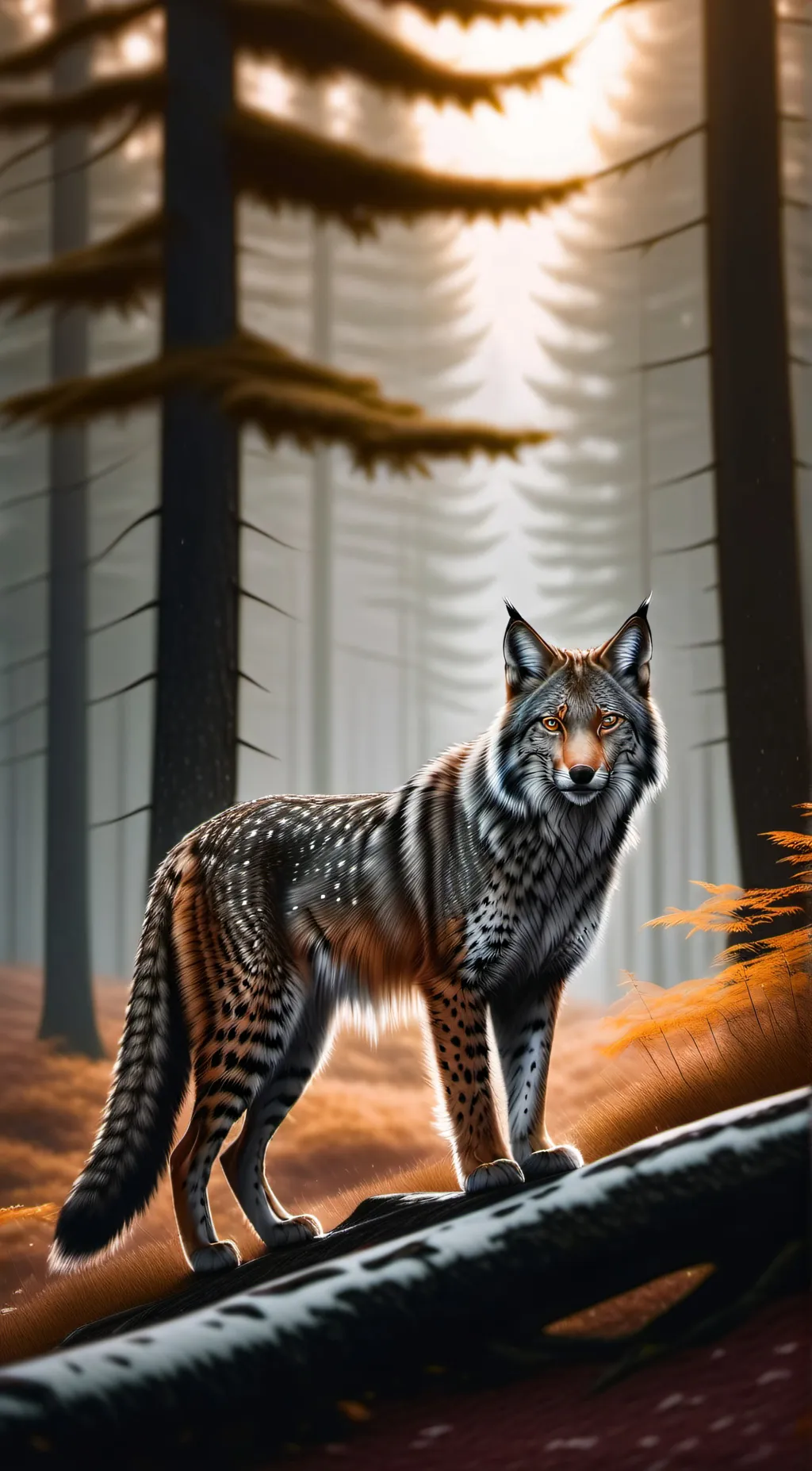 ai character: ፨leafclan፨ background