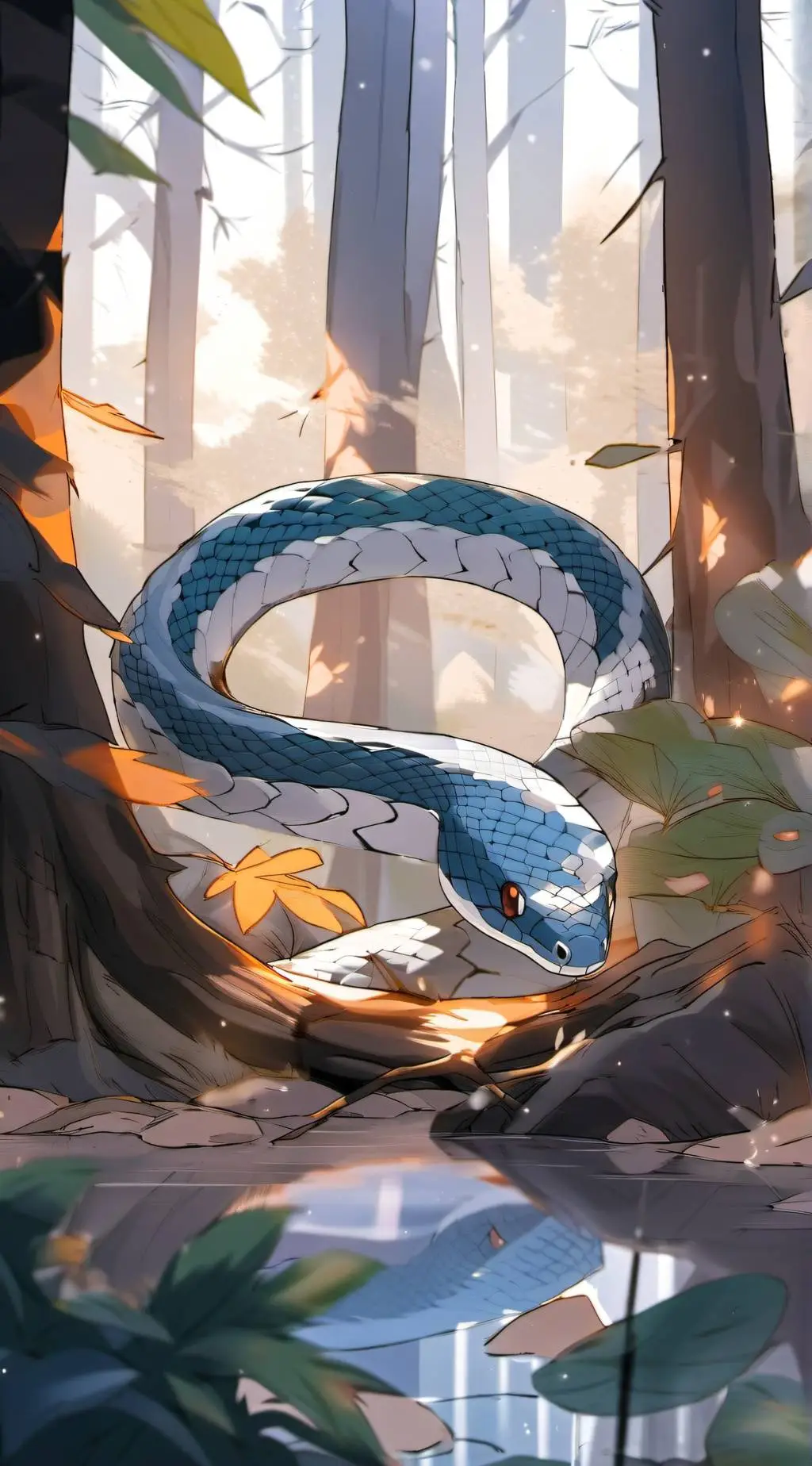 ai character: Snake Life background