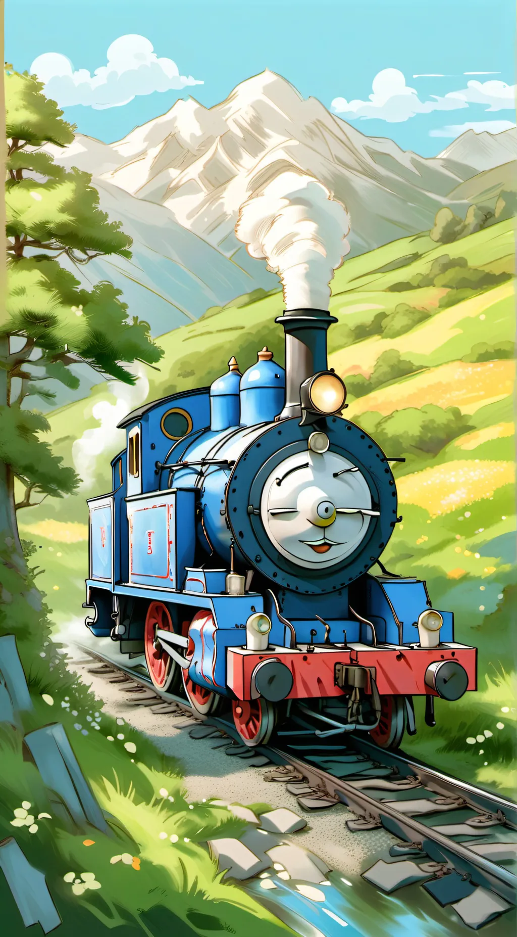ai character: Sir handel  background