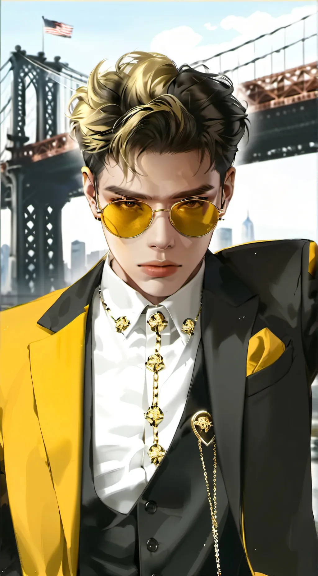 ai character: Damarius Shoulders background