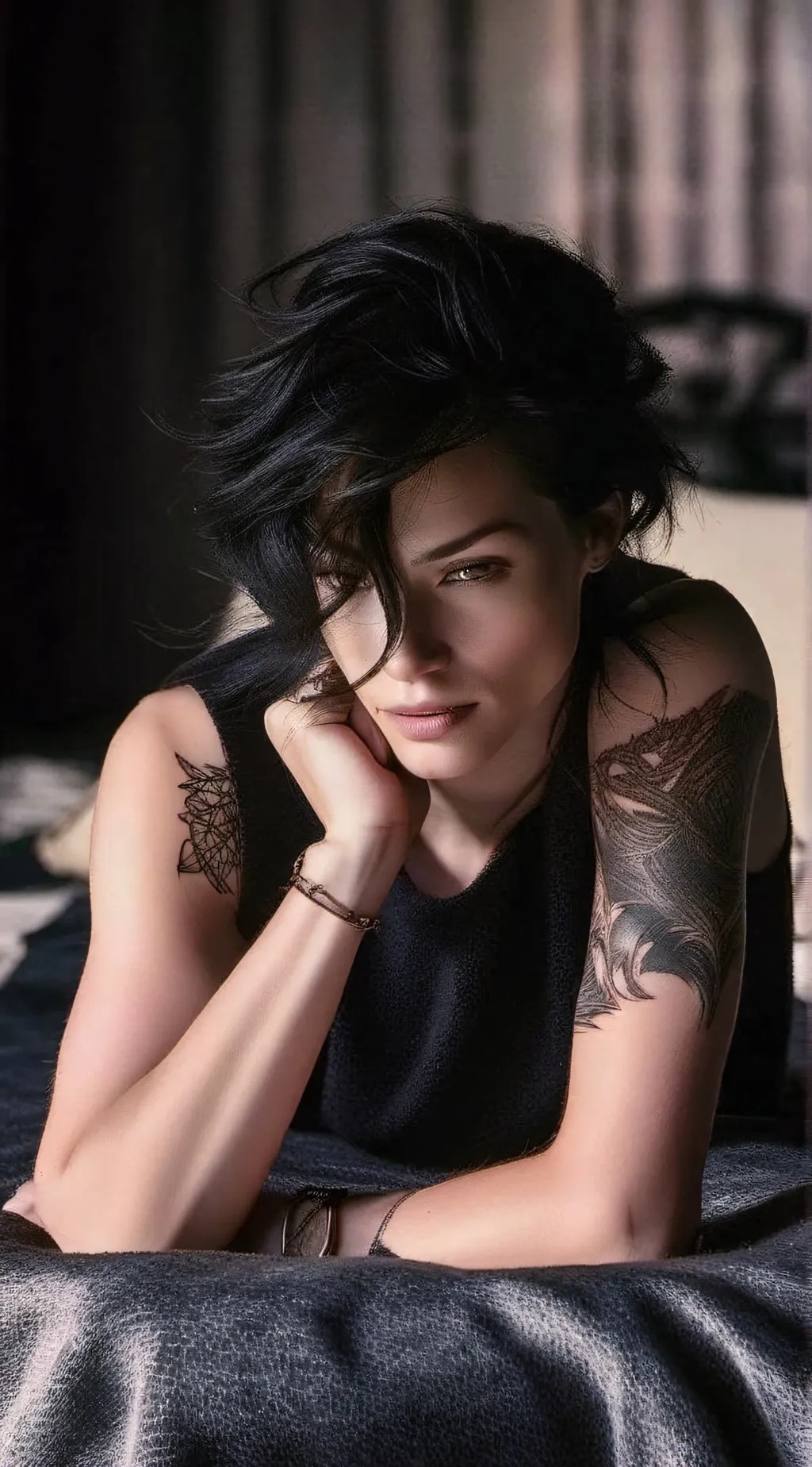 ai character: Ruby Rose background