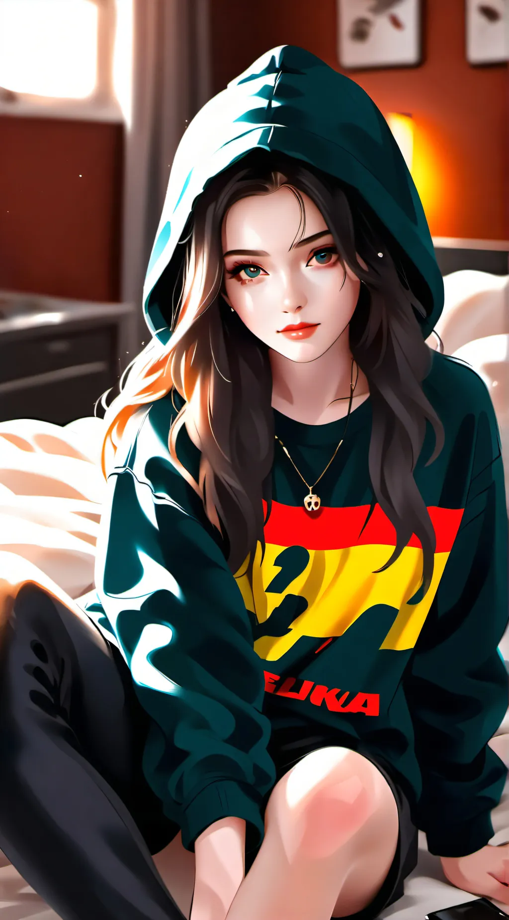 ai character: Ava  background