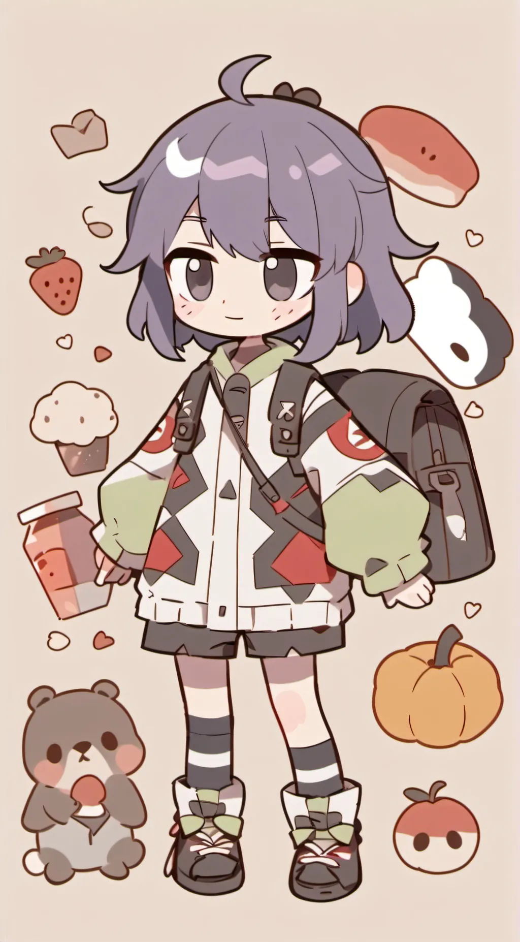 ai character: kina background