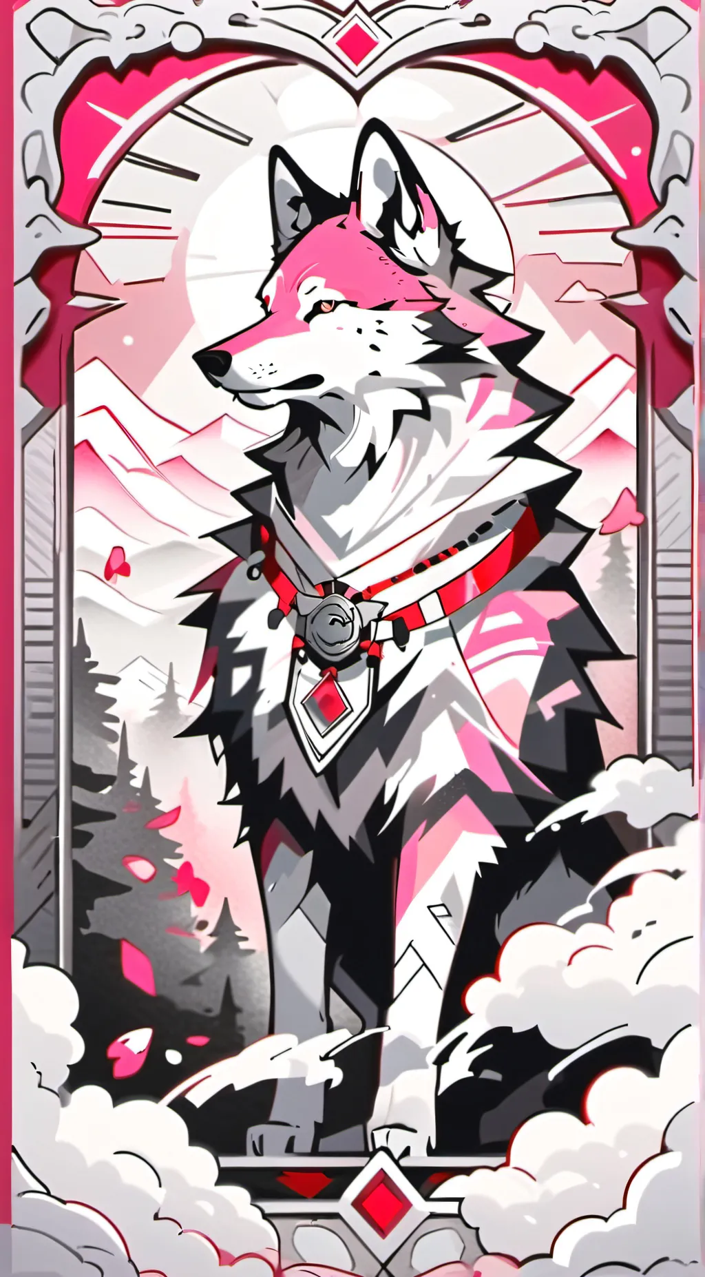 ai character: Pinky background