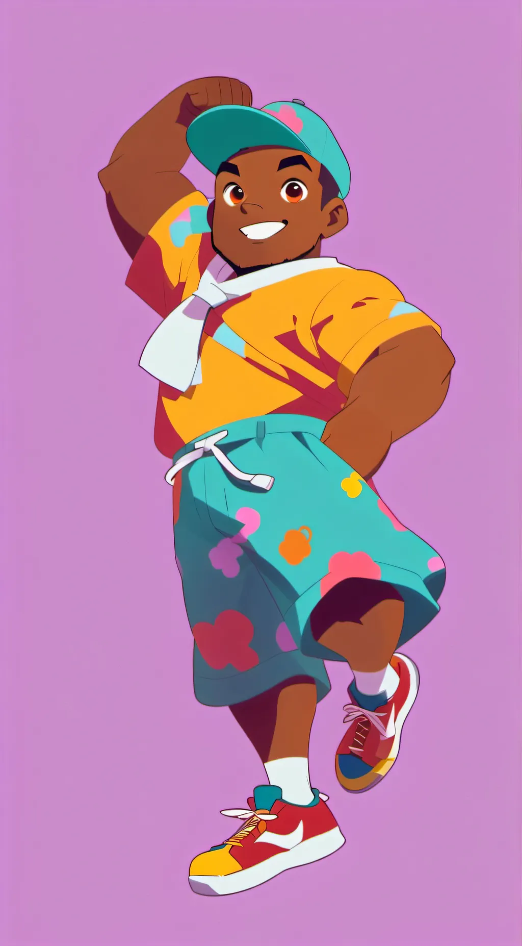 ai character: fat background