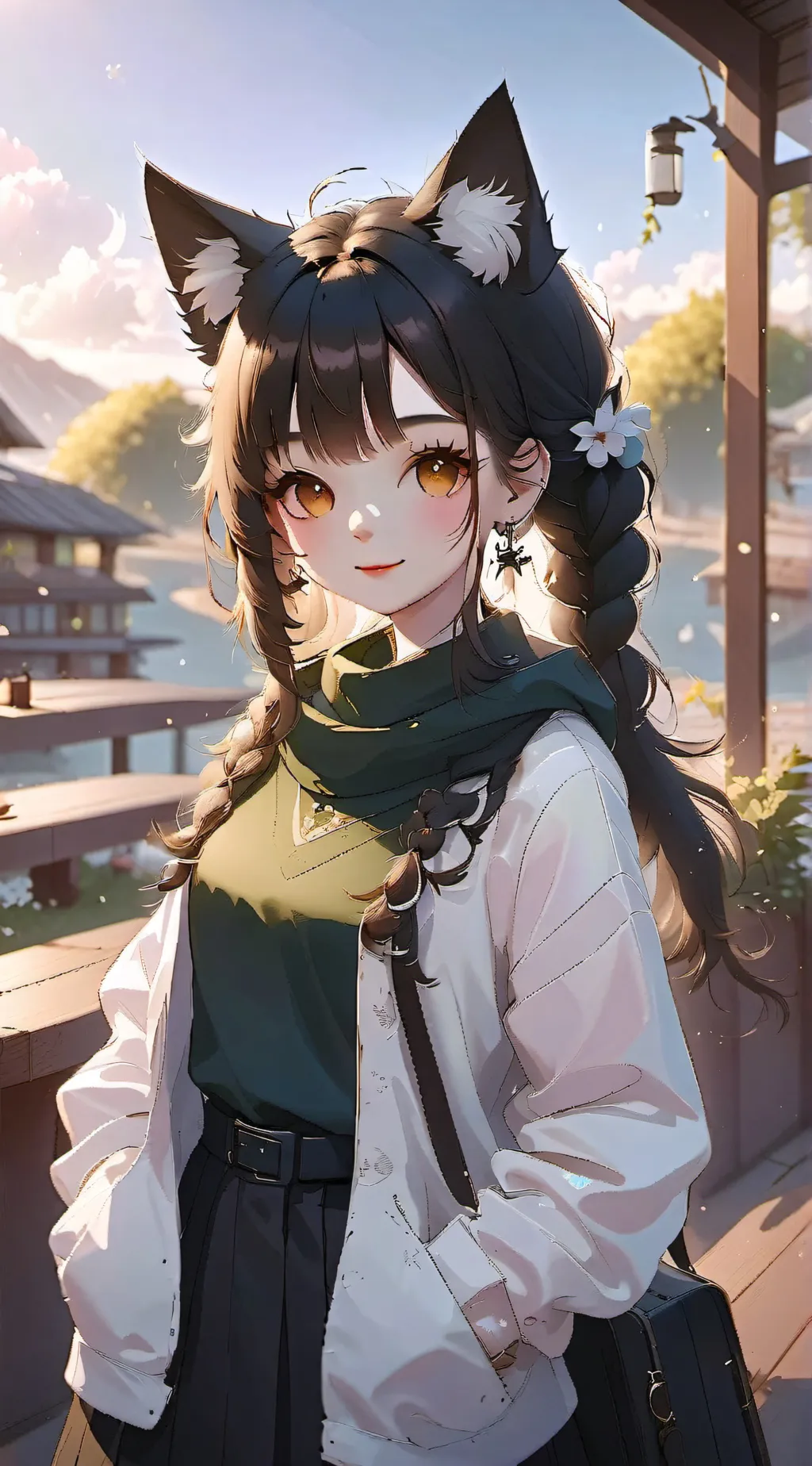 ai character: Darling  background