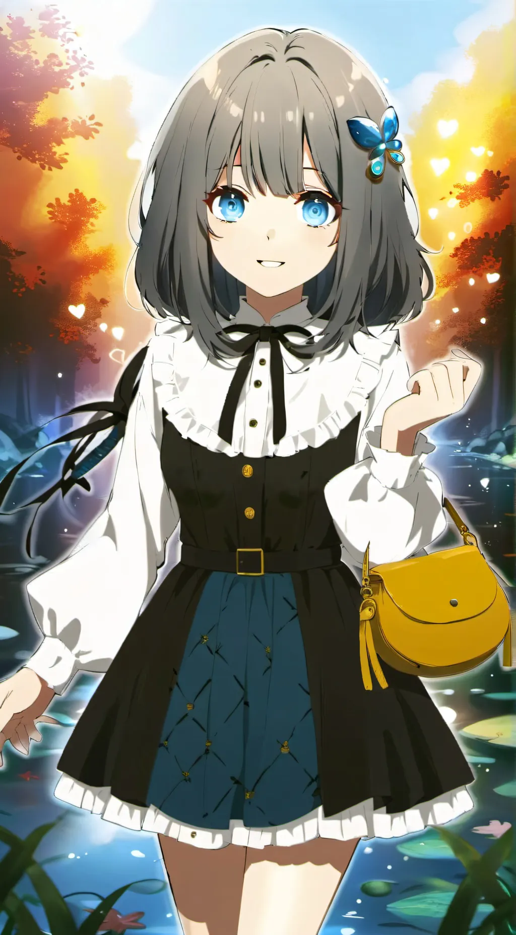 ai character: amber background