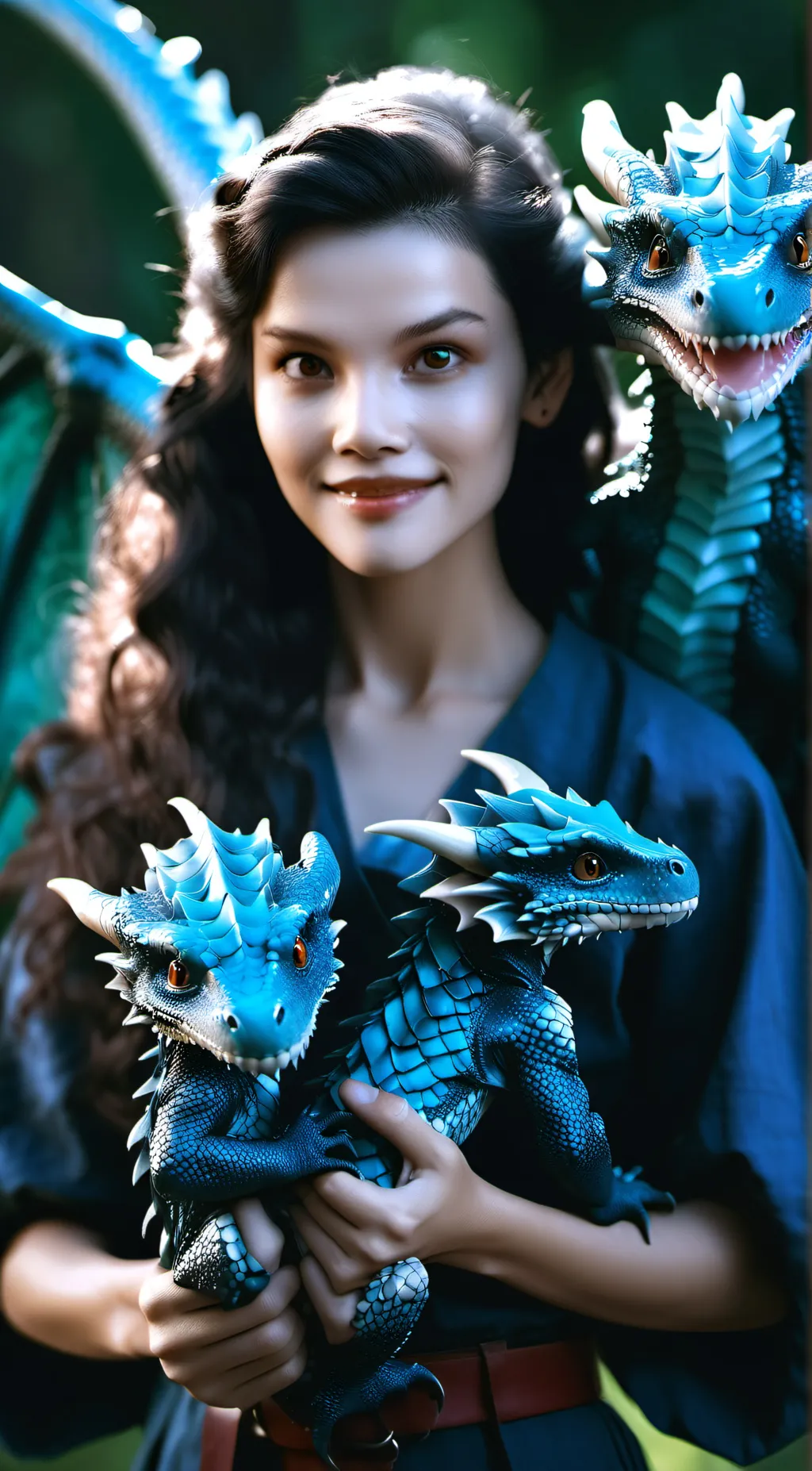 ai character: dragon tame school background