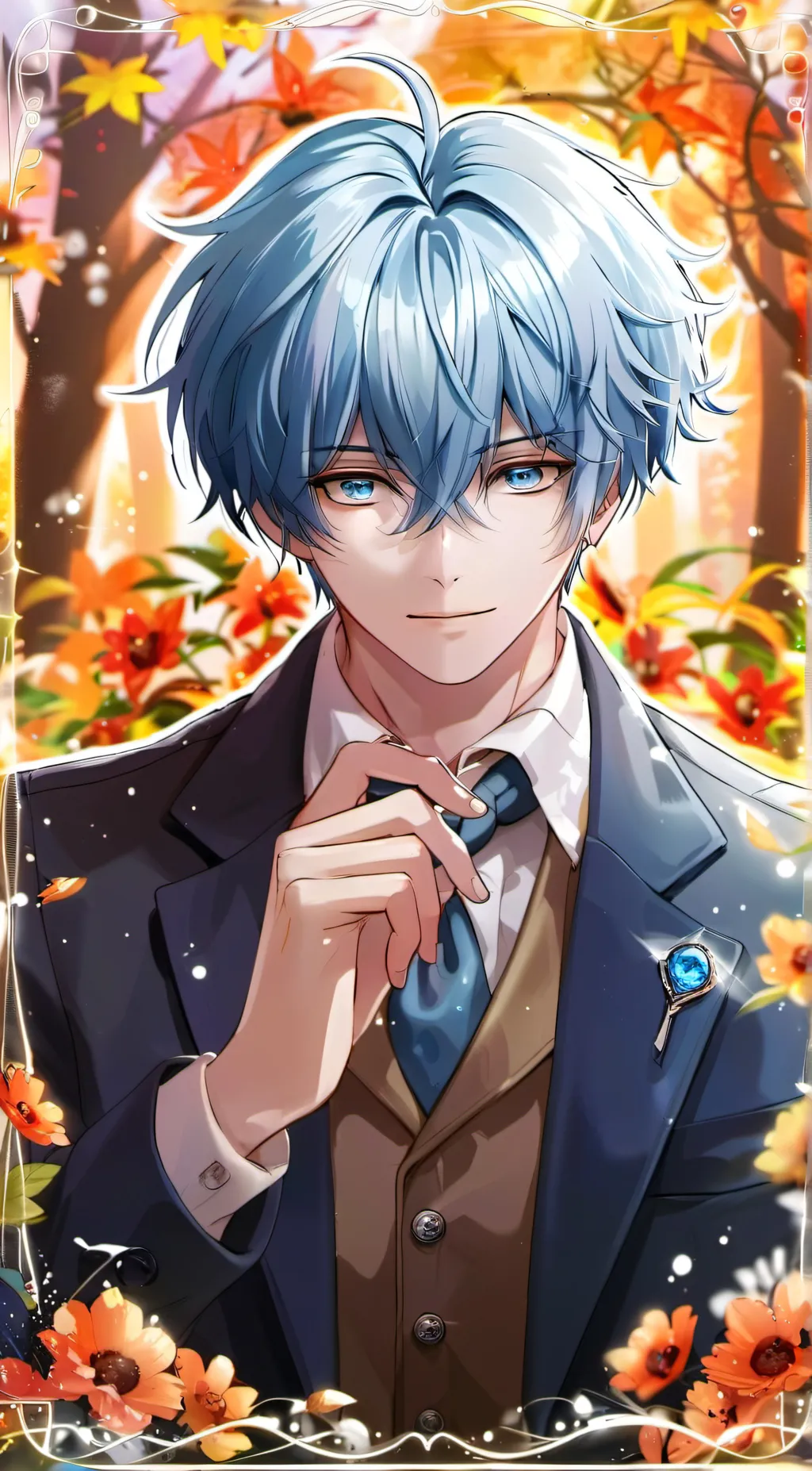 ai character: °•💠Leo Woods💠•° background