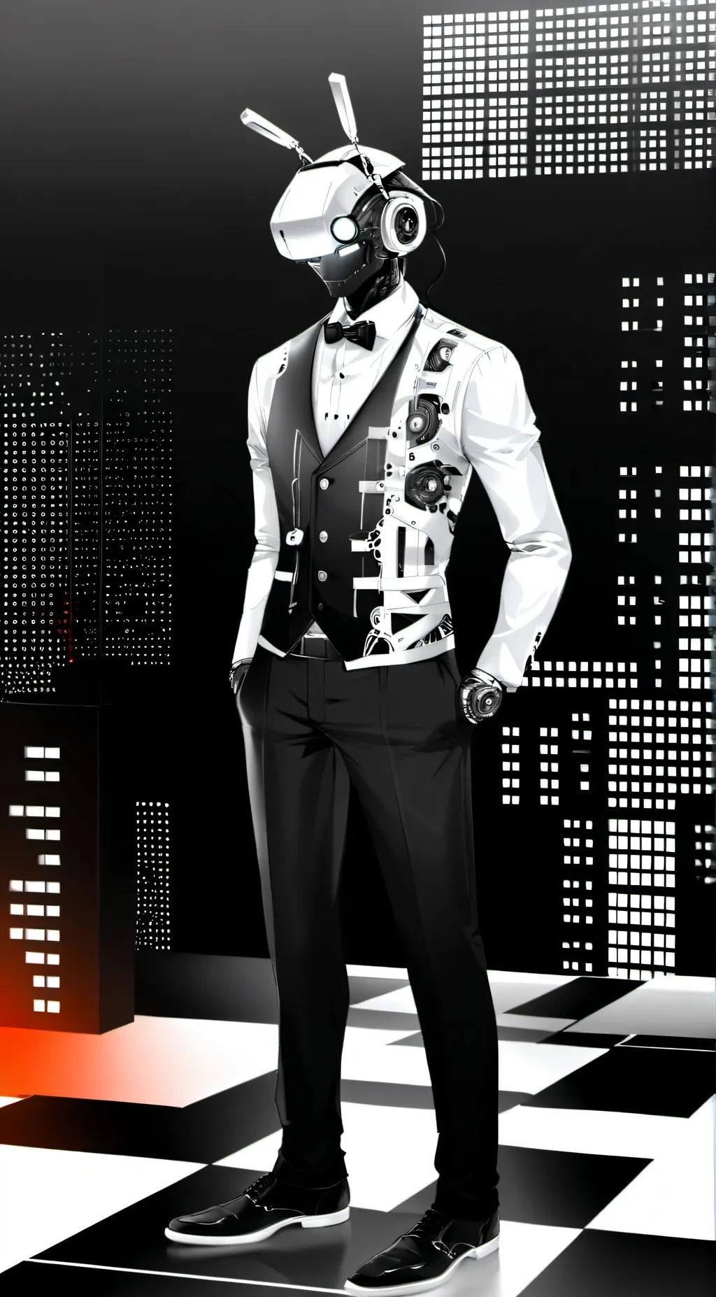 ai character: mr.puzzle background