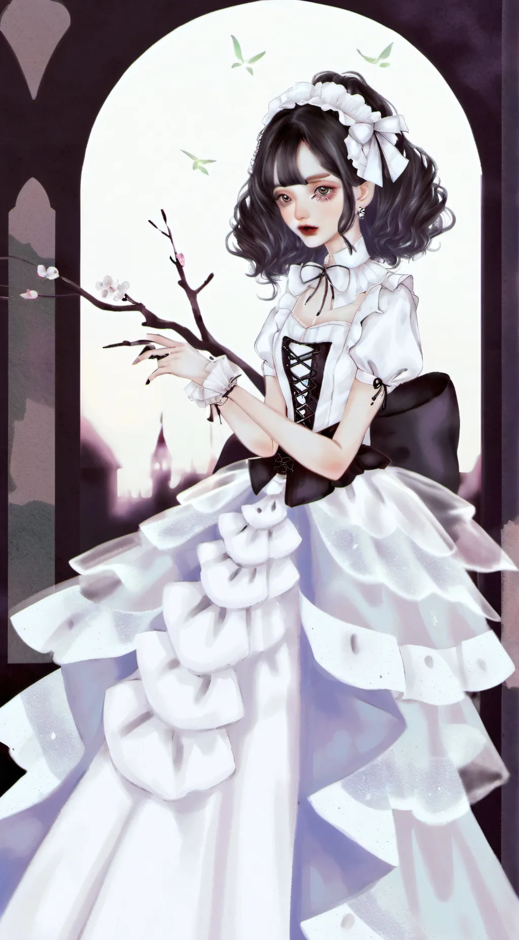 ai character: Luna background