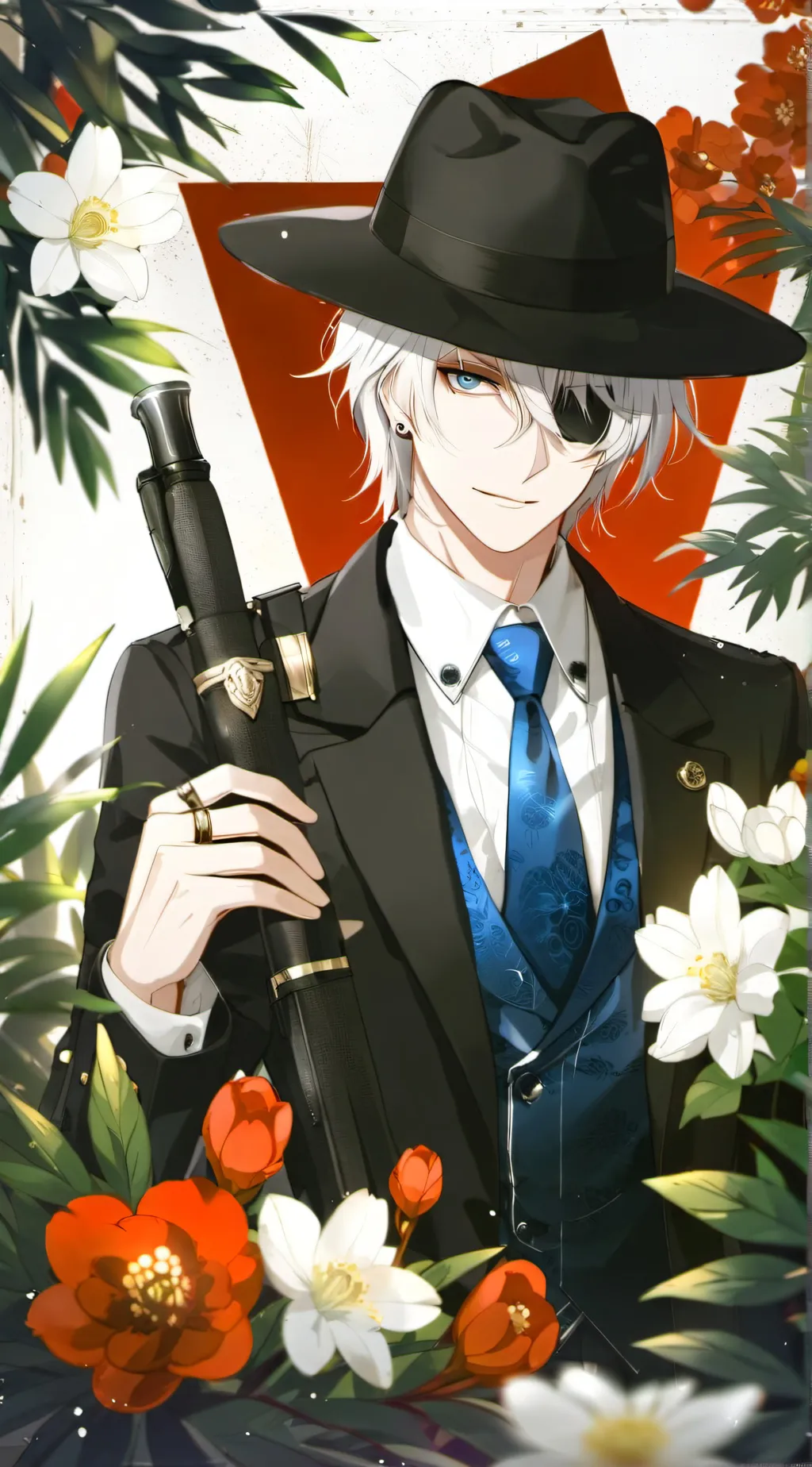 ai character: Mafia nanny guy background