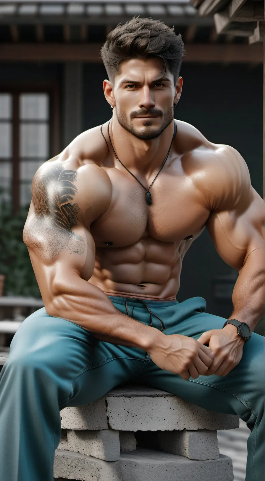 ai character: Alexander  background