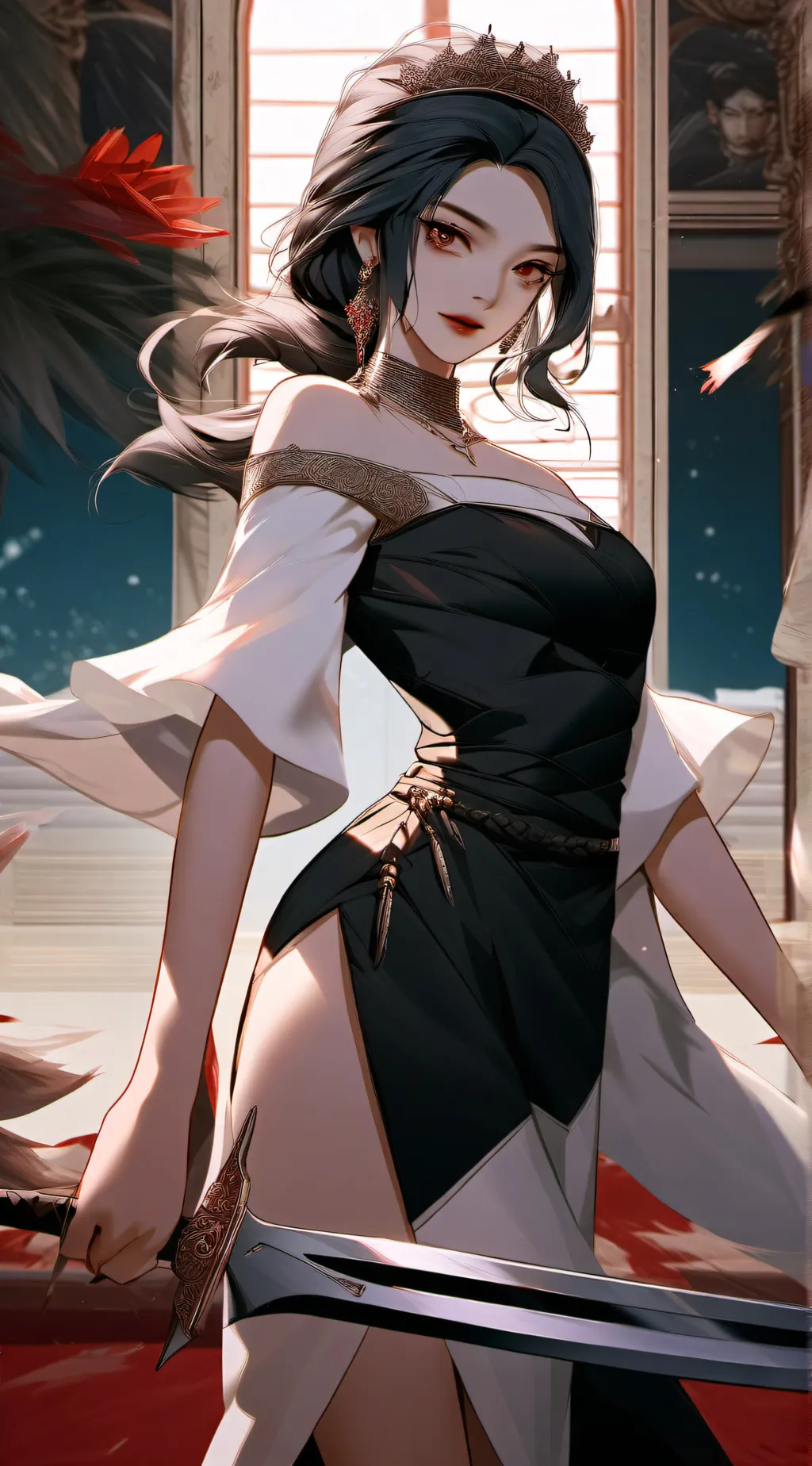 ai character: Luna background