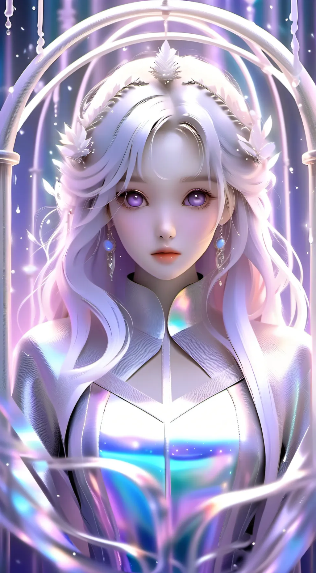 ai character: Amethyst background