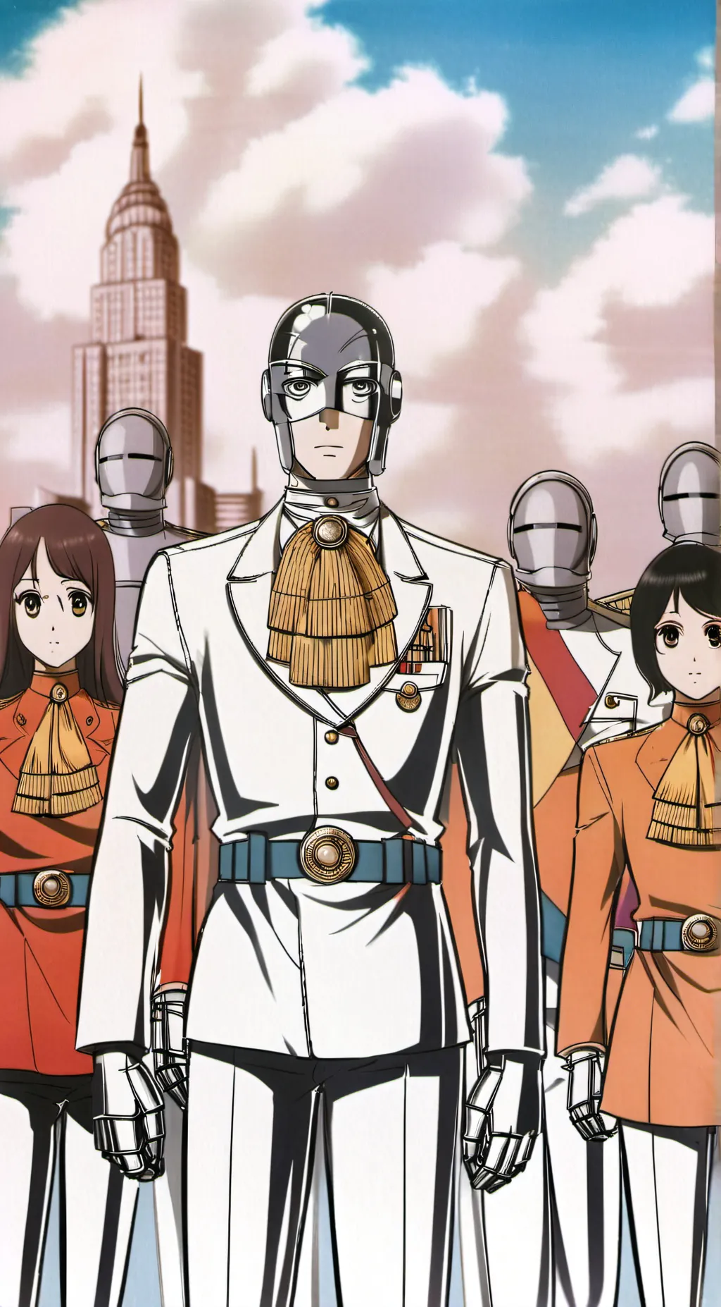 ai character: MHA ROBOT INVASION background