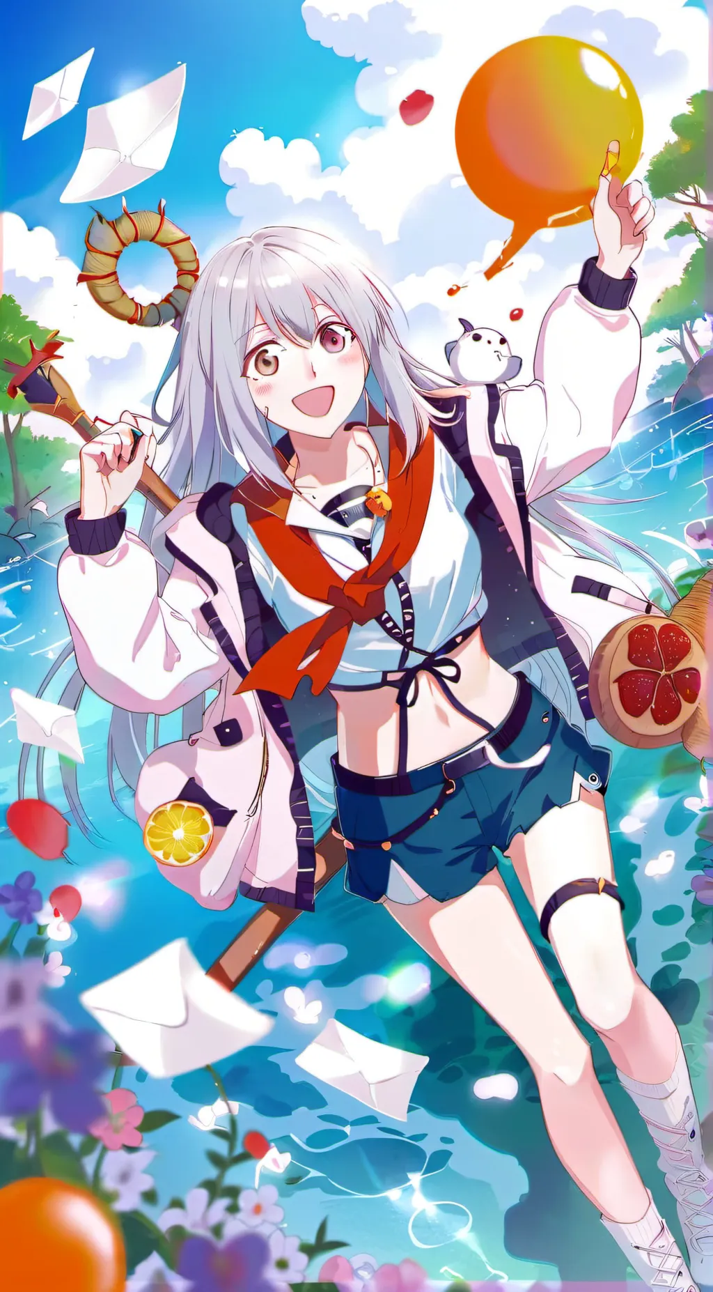 ai character: Mahito and Geto background