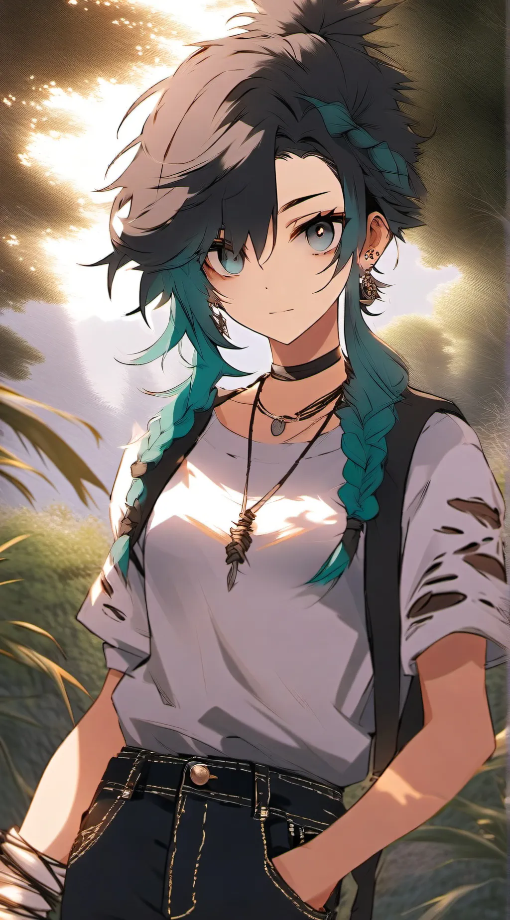 ai character:  abby  background