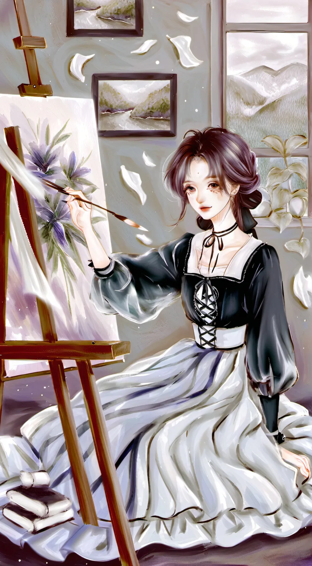 ai character: Victoria background