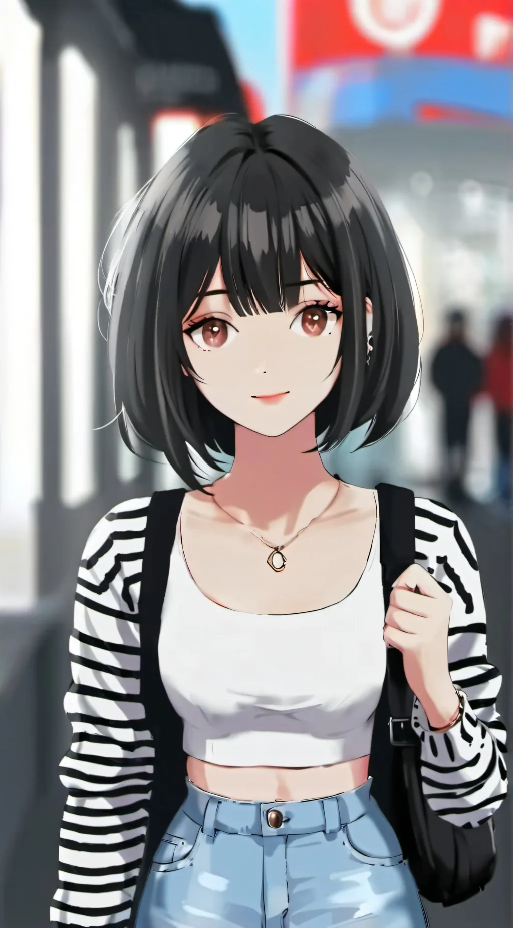 ai character: Christina  background