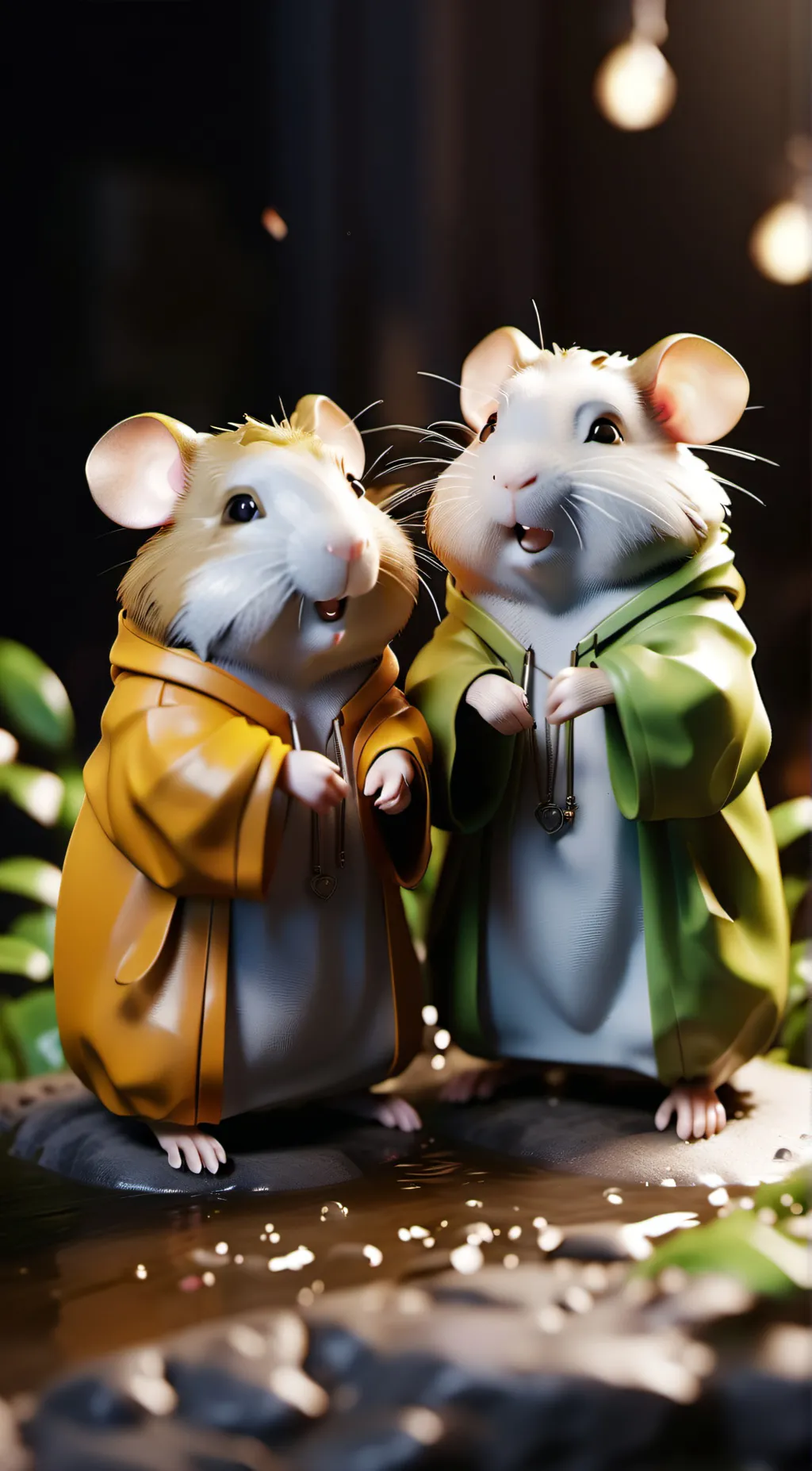 ai character: Hammy and Sammy background