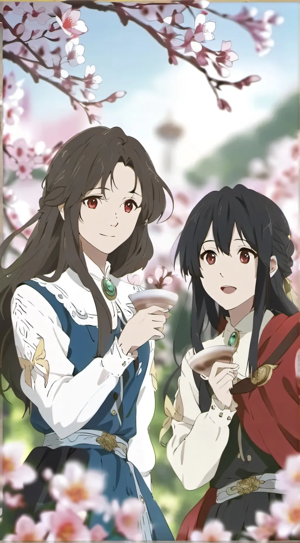 ai character: |Daisy and Sandra| background