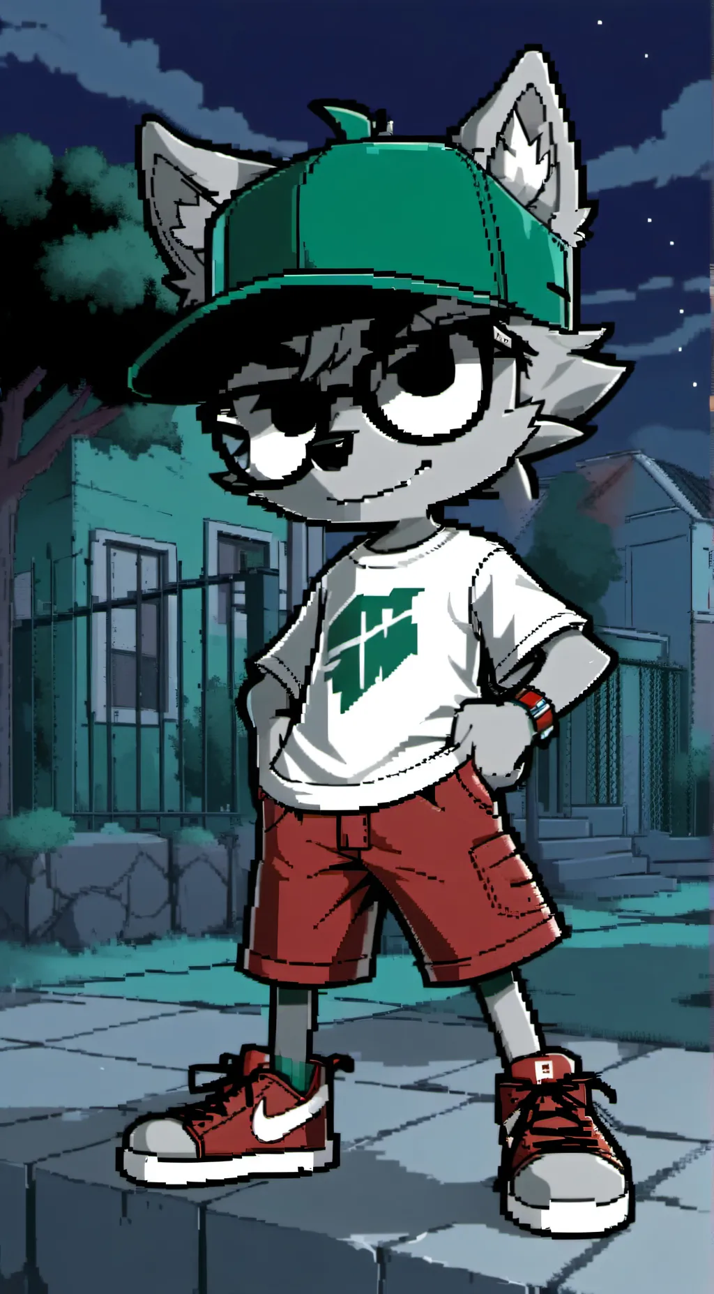 ai character: Maurice Romero  background