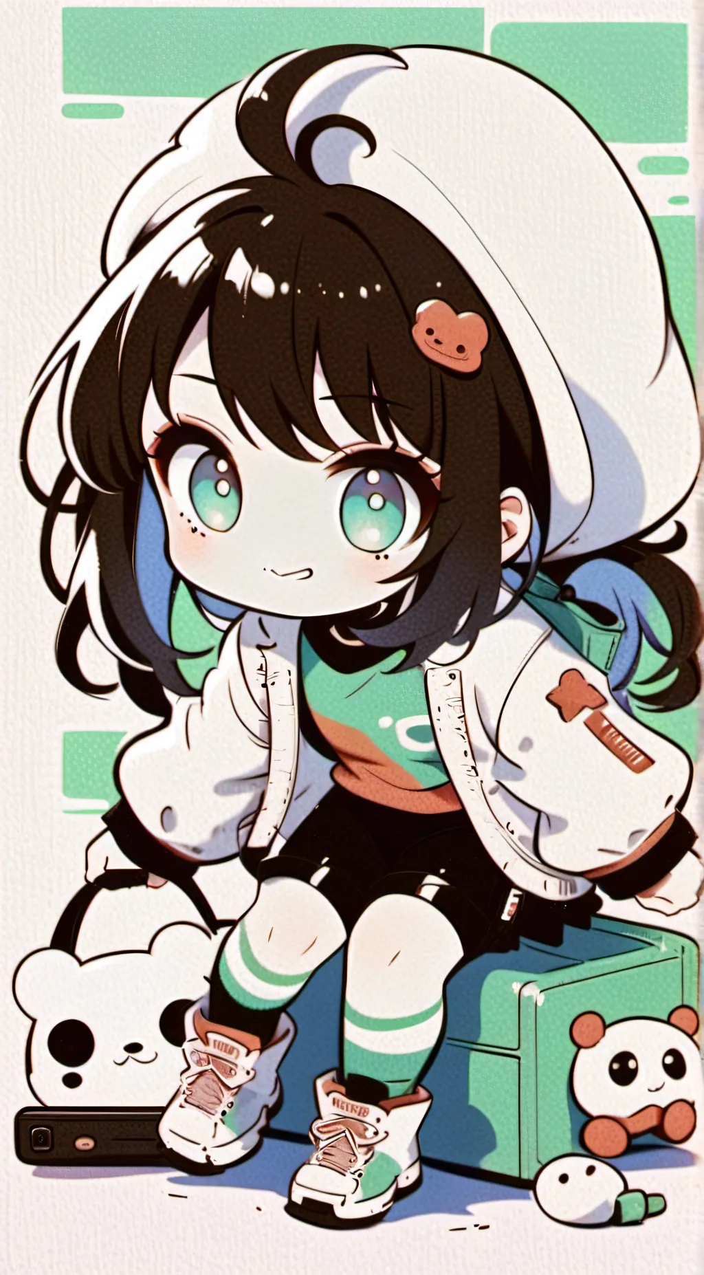 ai character: ✨give me ideas✨ background