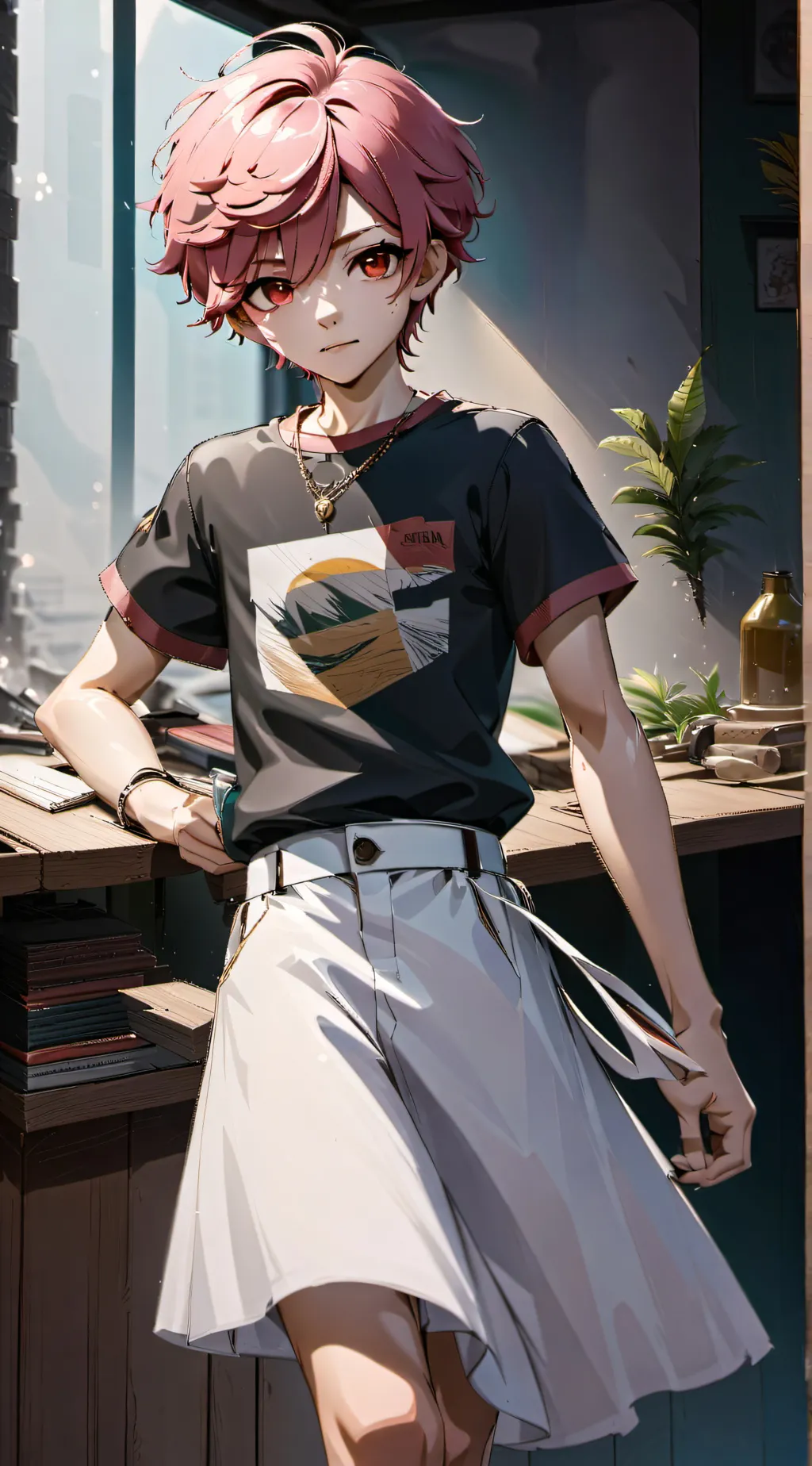 ai character: damian background