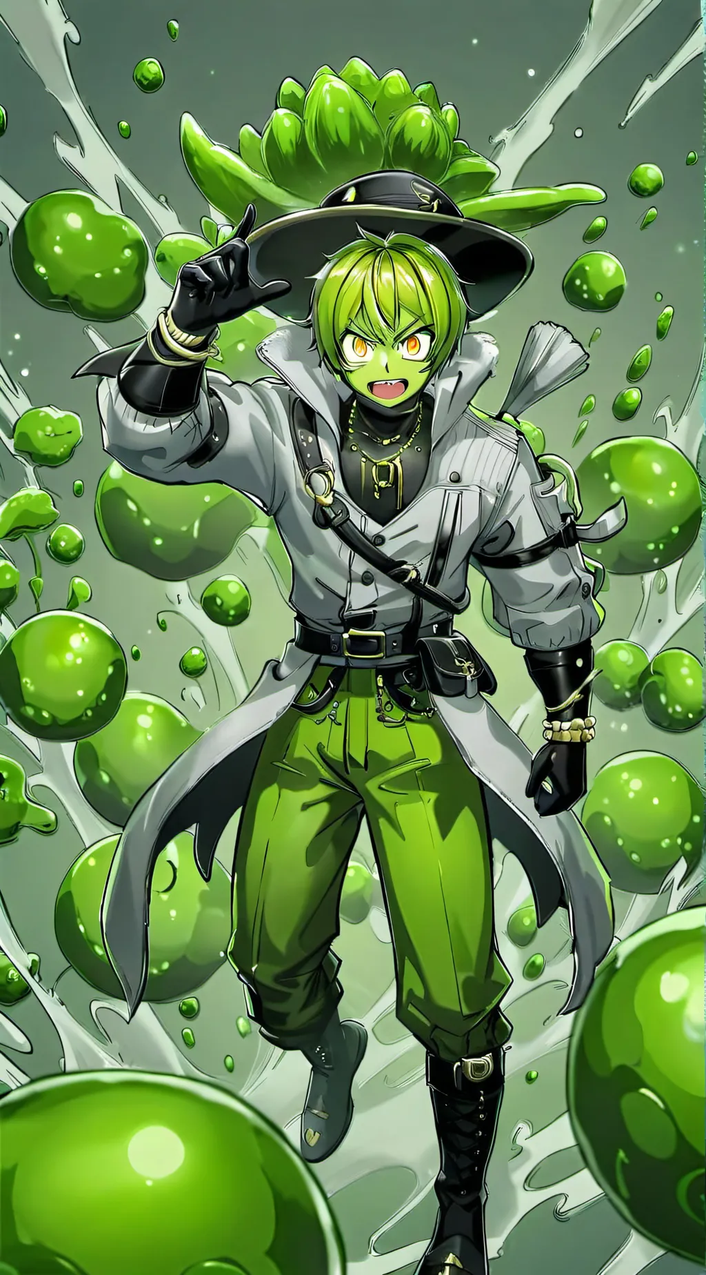 Talkie AI - Chat with Male Green Slime