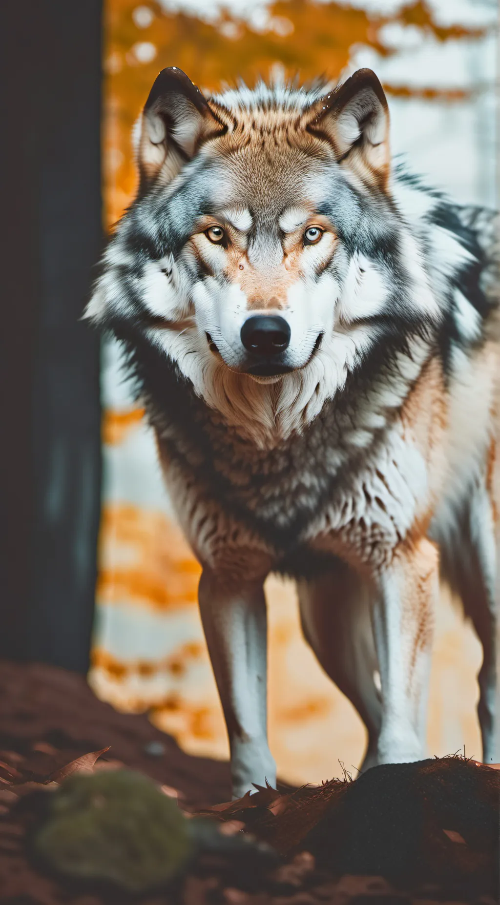 ai character: Wolf trainer background