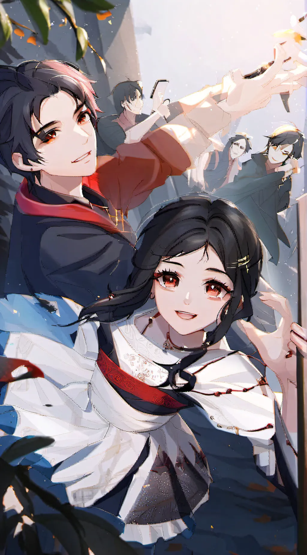 ai character: Nada n nedè  background