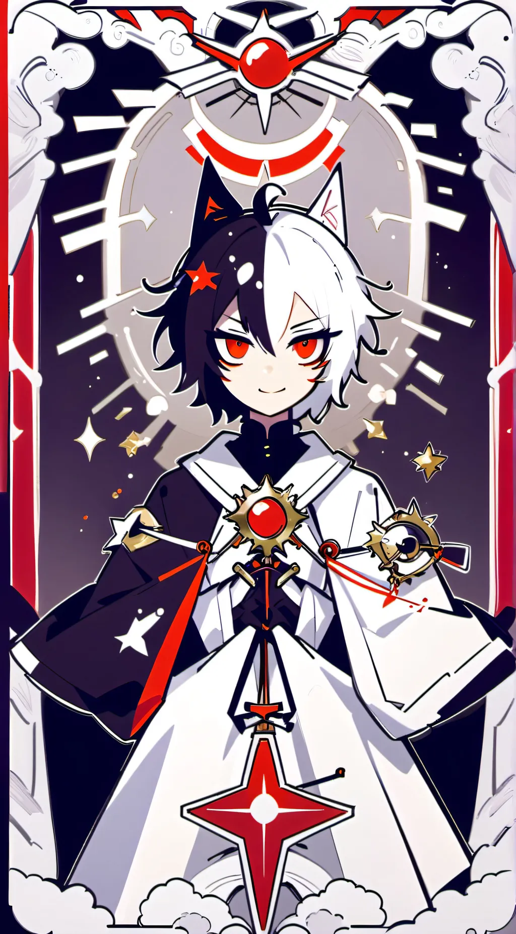 ai character: alastor🌶😍🥀🦌🤎❤ background