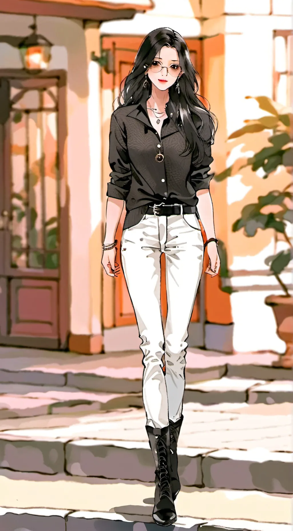 ai character: ○Miss Circle○FPE background