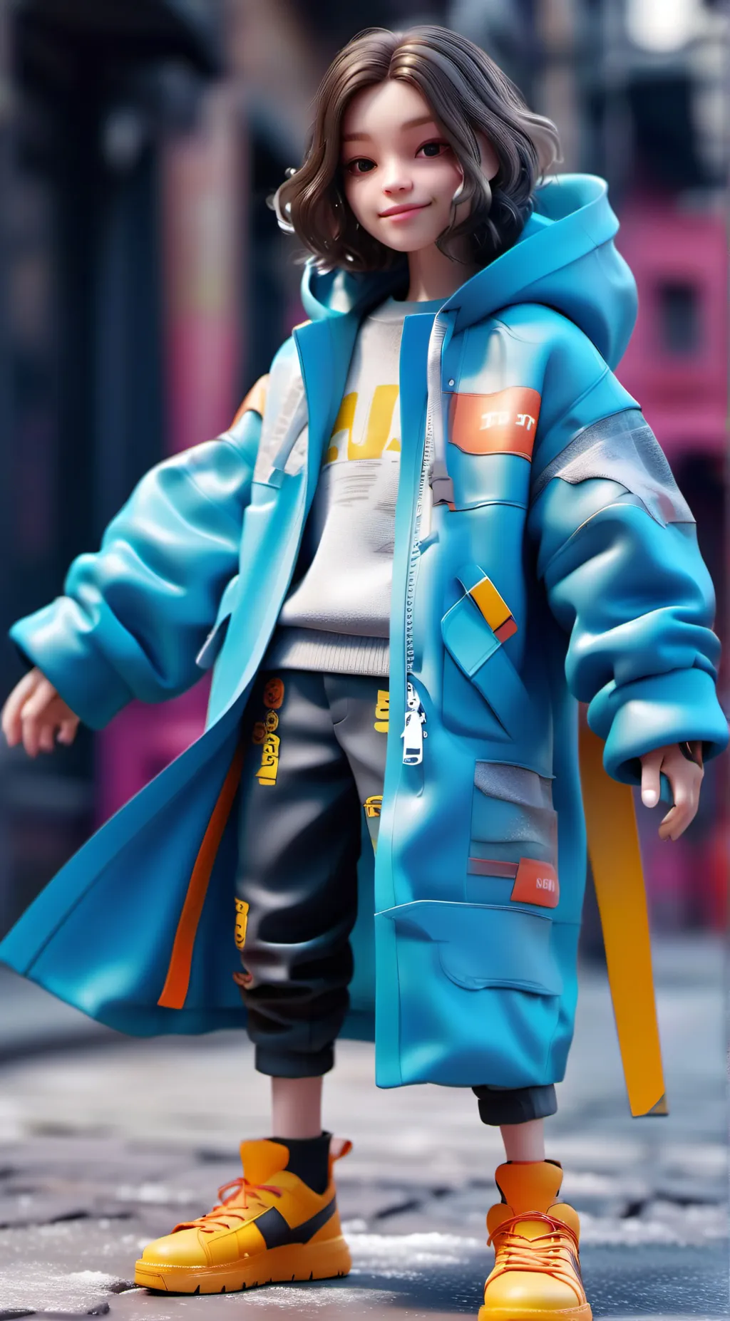 ai character: lily background