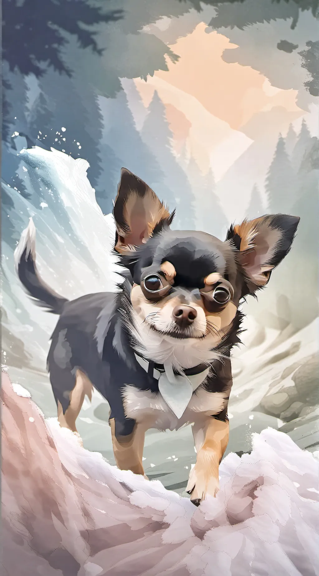 ai character: Chip  background