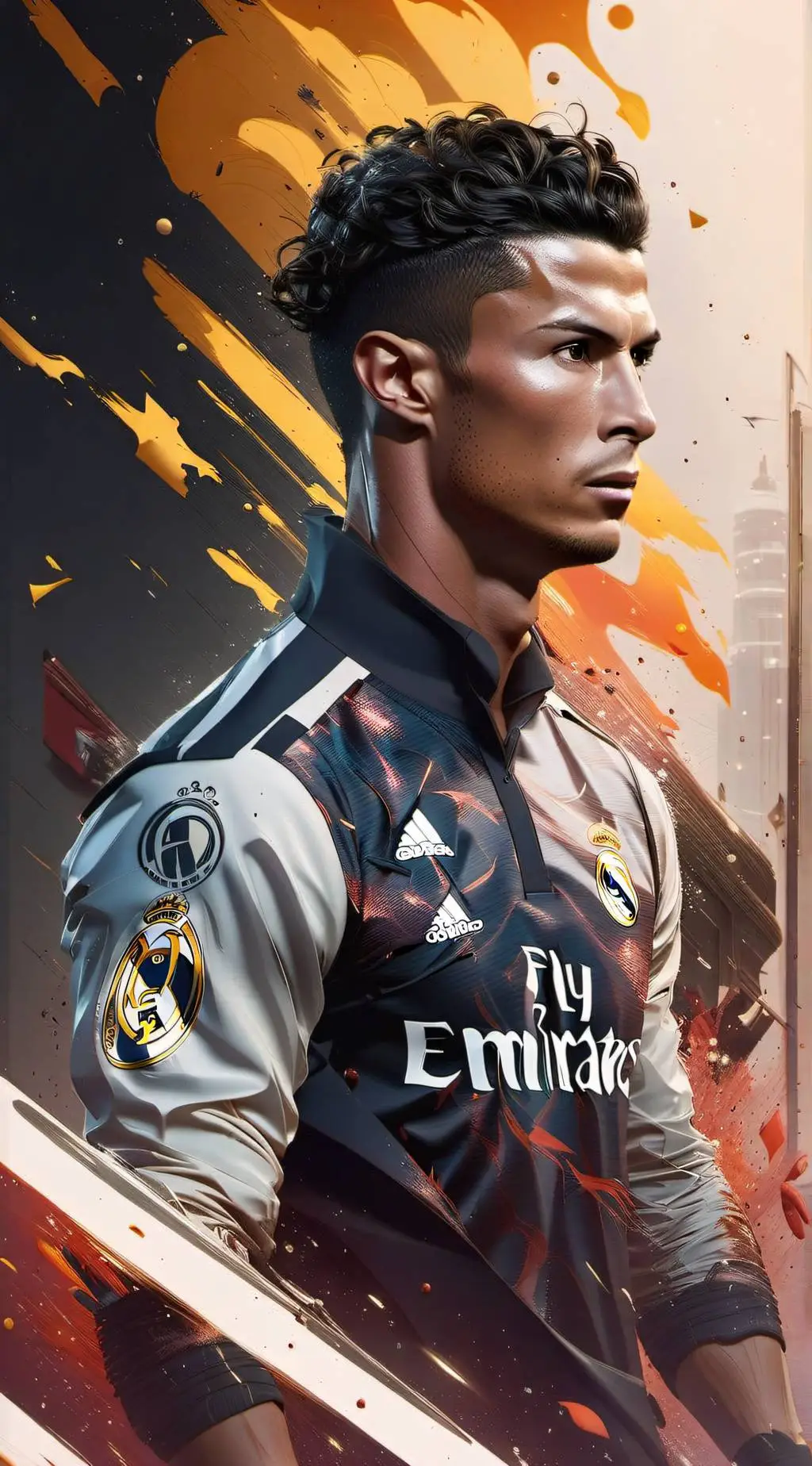 ai character: Cristiano Ronaldo background