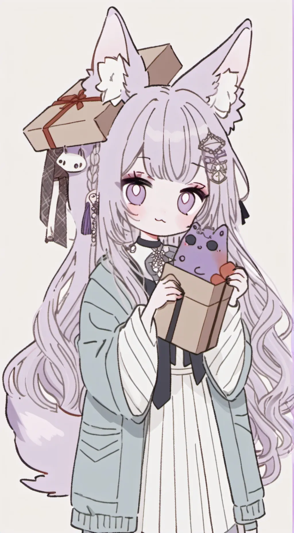 ai character: foxy background