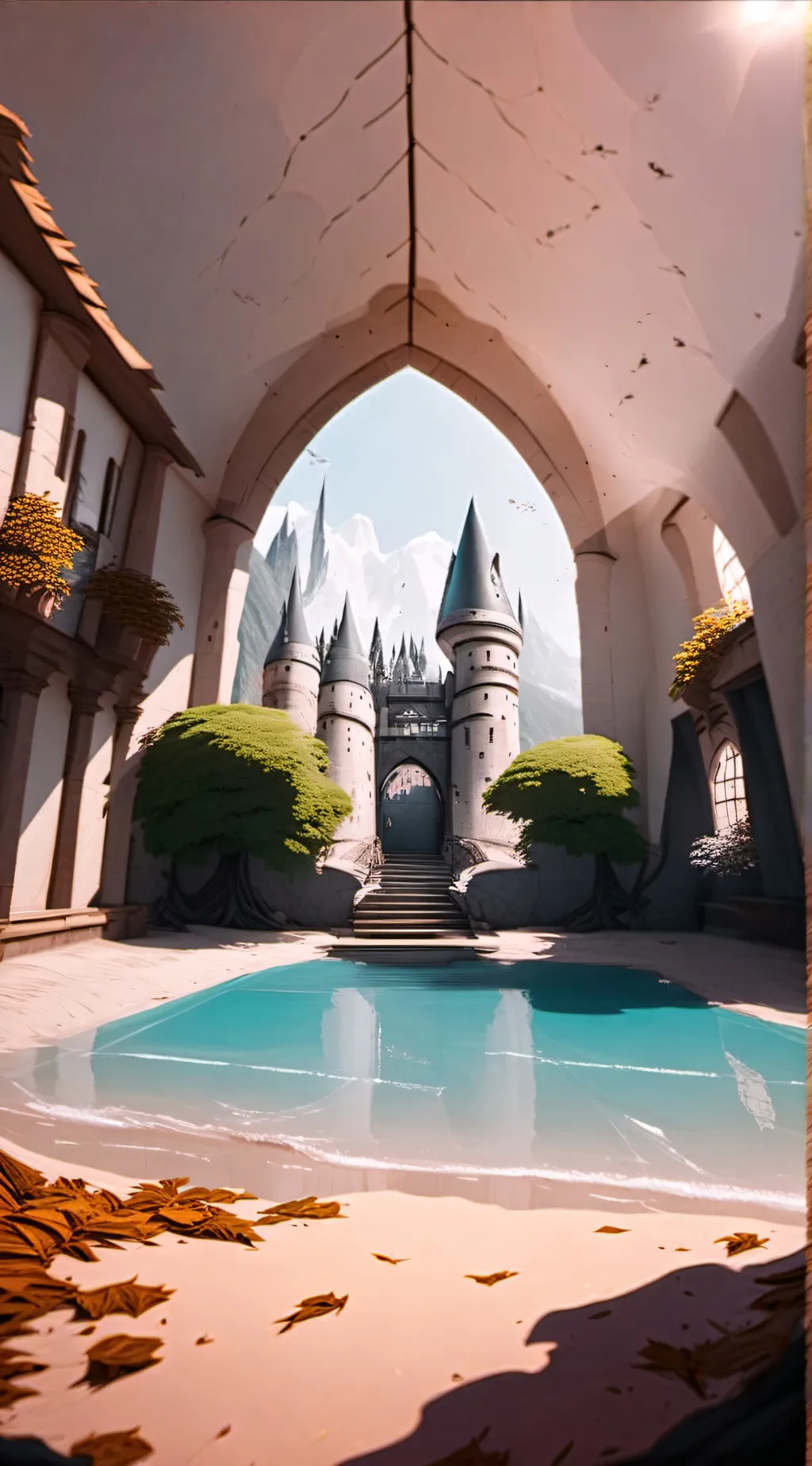 ai character: Hogwarts background