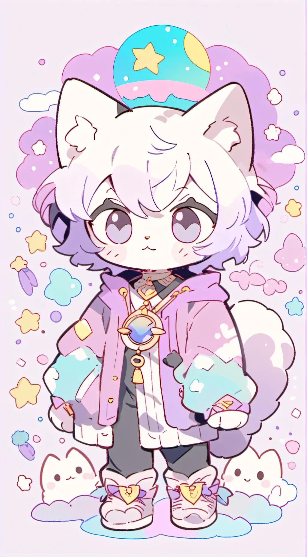 ai character: Catnap background